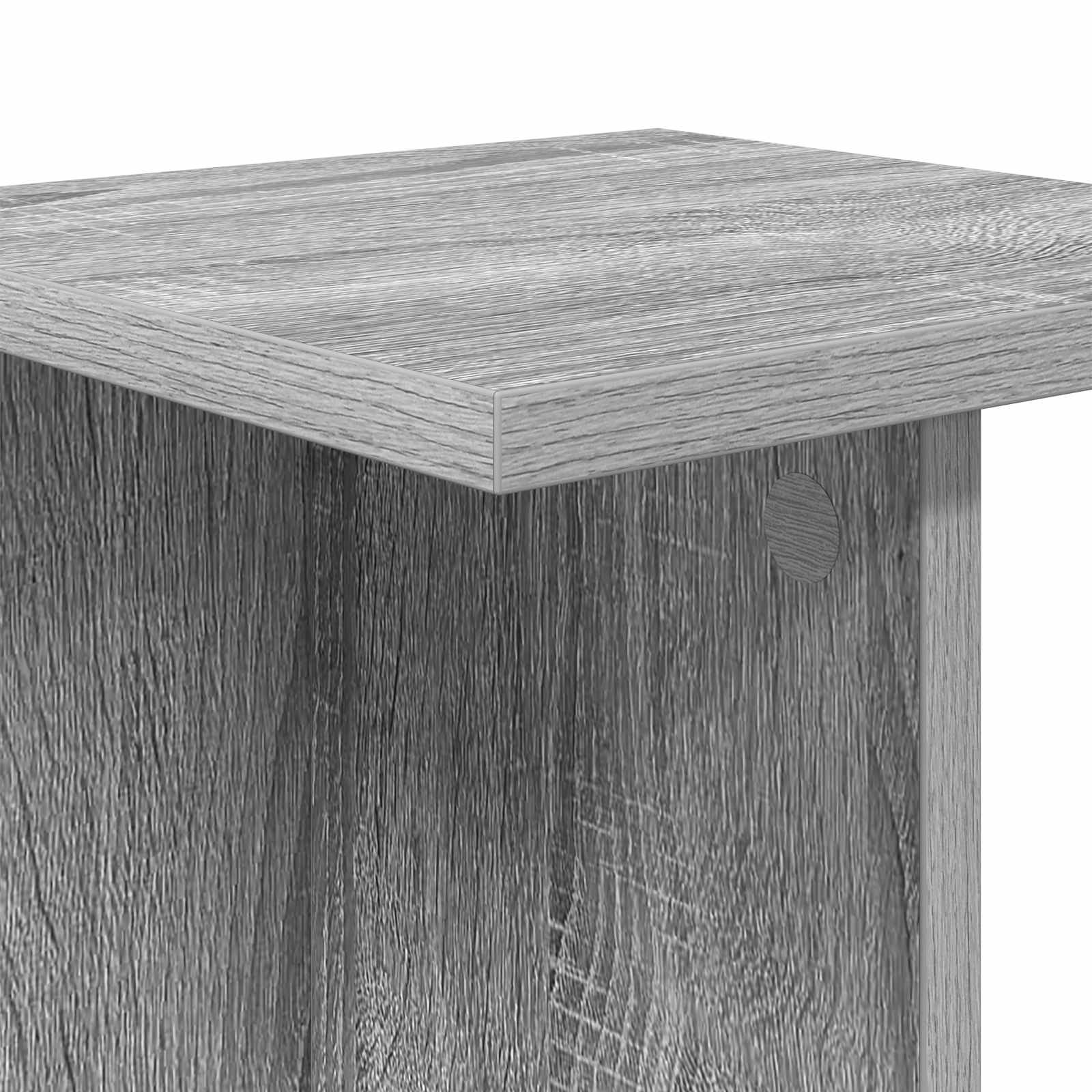 Plantenstandaard 2 pcs Grijze Sonoma 25 x 25,5 x 80,5 cm is nu te koop bij PeponiXL, paradijselijk wonen!