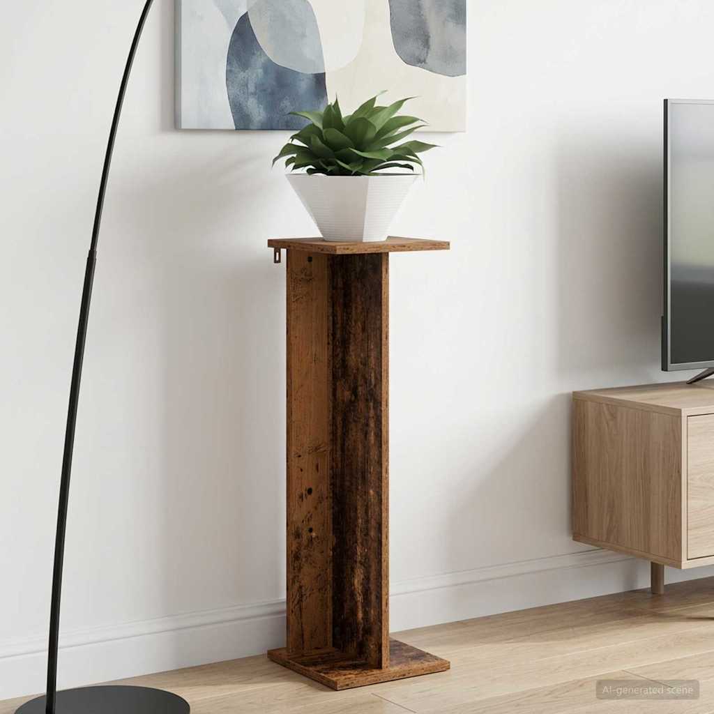 Plantenstandaard 2 pcs Oudhout 25 x 25,5 x 80,5 cm is nu te koop bij PeponiXL, paradijselijk wonen!