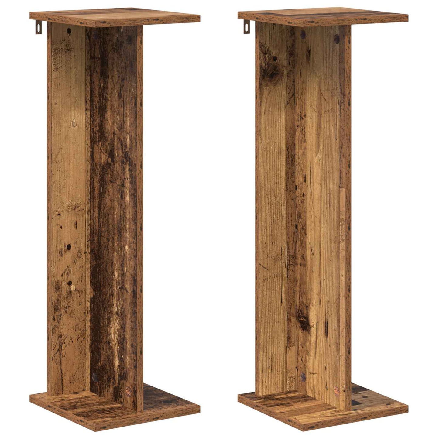 Plantenstandaard 2 pcs Oudhout 25 x 25,5 x 80,5 cm is nu te koop bij PeponiXL, paradijselijk wonen!