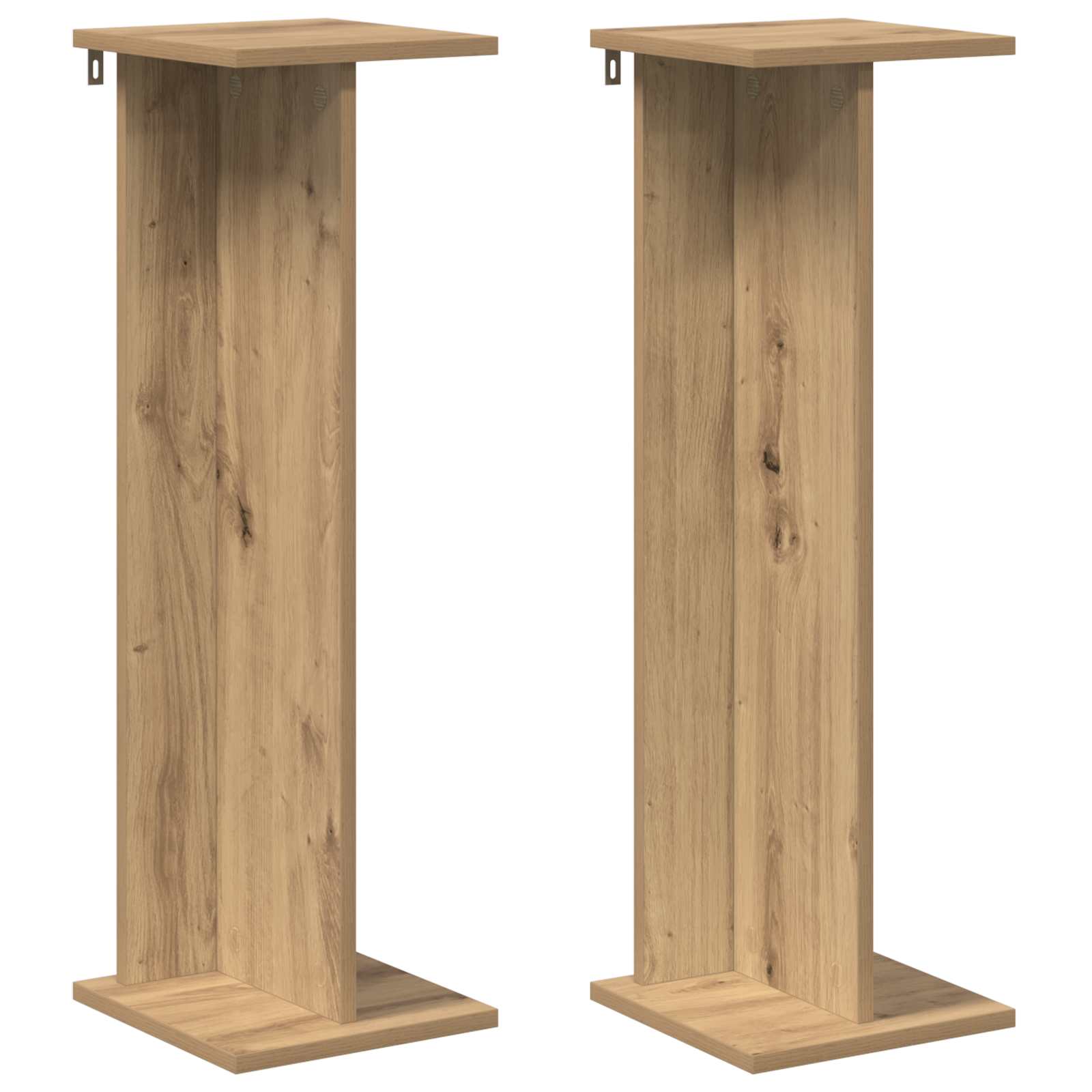 Plantenstandaard 2 pcs Artisan Eik 25 x 25,5 x 80,5 cm is nu te koop bij PeponiXL, paradijselijk wonen!