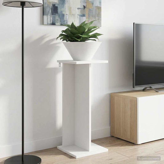 Plantenstandaard 2 pcs Wit 25 x 25,5 x 60,5 cm is nu te koop bij PeponiXL, paradijselijk wonen!