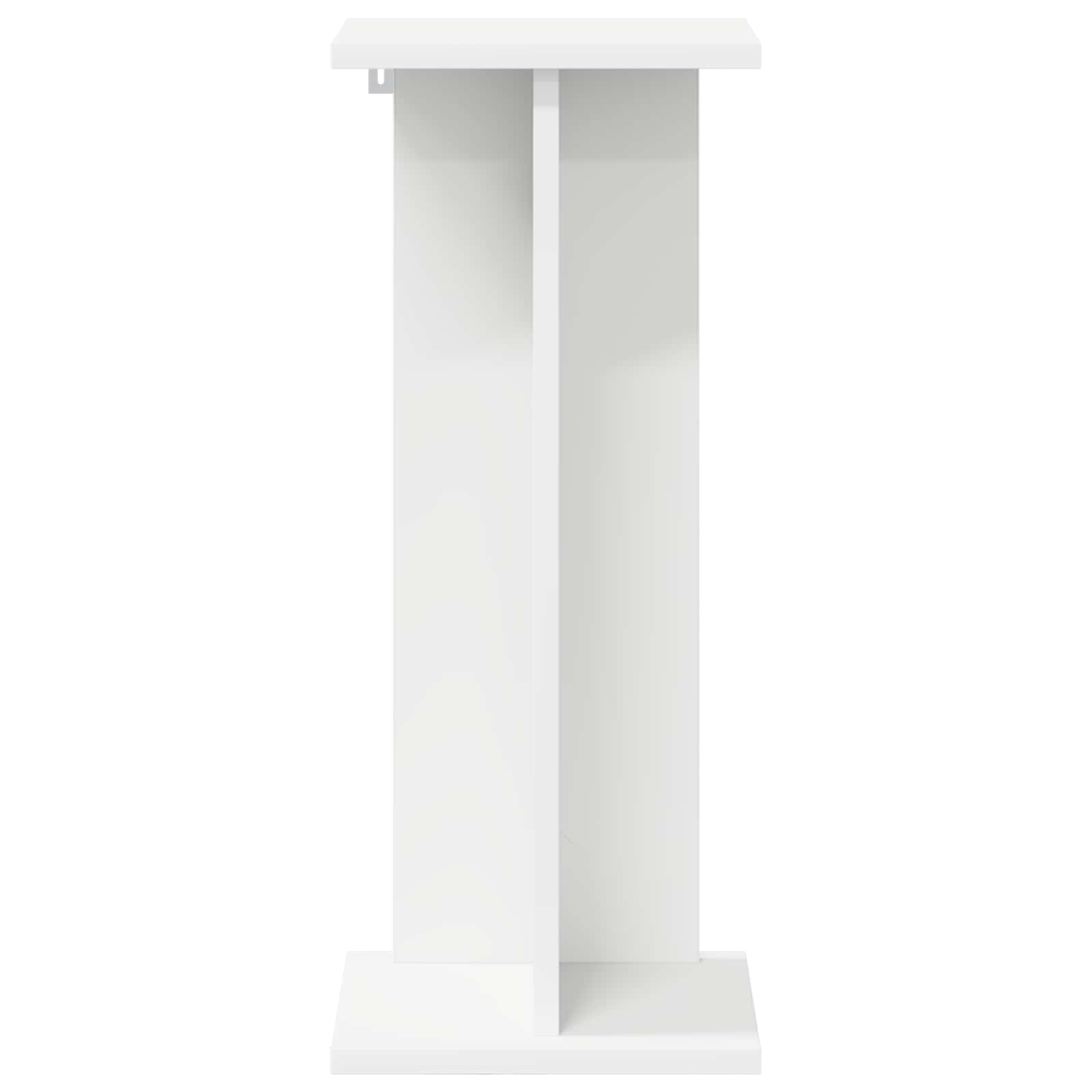 Plantenstandaard 2 pcs Wit 25 x 25,5 x 60,5 cm is nu te koop bij PeponiXL, paradijselijk wonen!
