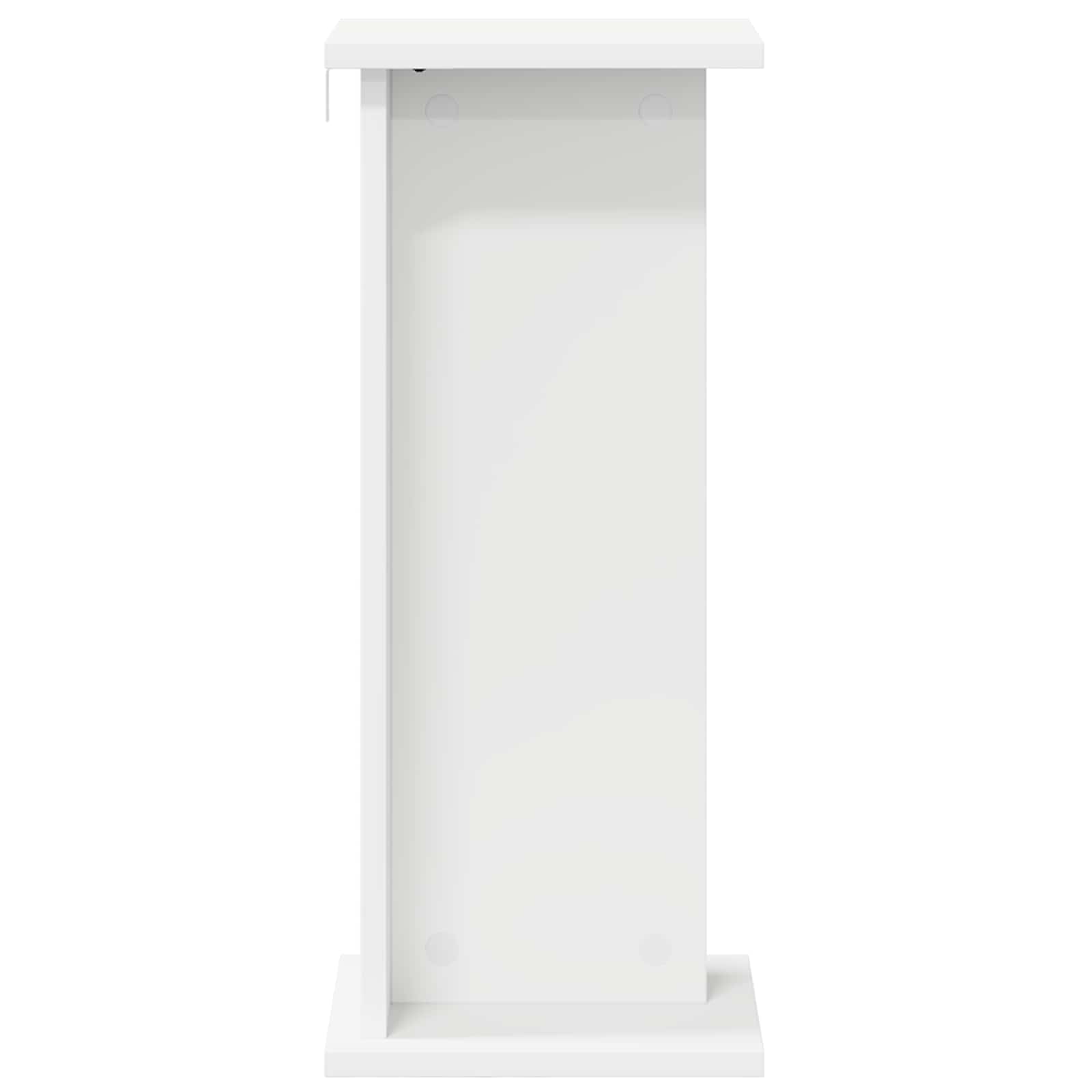 Plantenstandaard 2 pcs Wit 25 x 25,5 x 60,5 cm is nu te koop bij PeponiXL, paradijselijk wonen!
