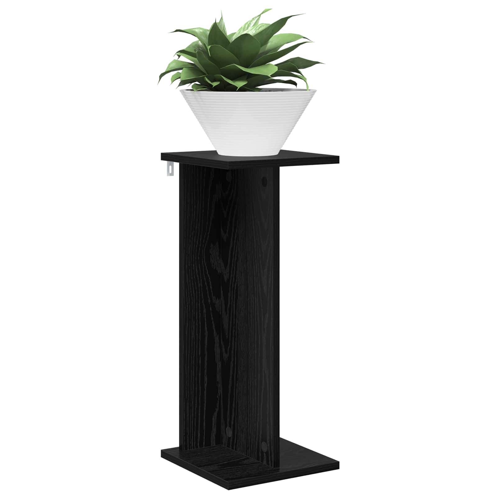 Plantenstandaard Zwarte Eik 25 x 25,5 x 60,5 cm is nu te koop bij PeponiXL, paradijselijk wonen!