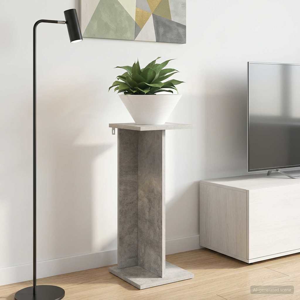 Plantenstandaard Beton Grijs 25 x 25,5 x 60,5 cm is nu te koop bij PeponiXL, paradijselijk wonen!
