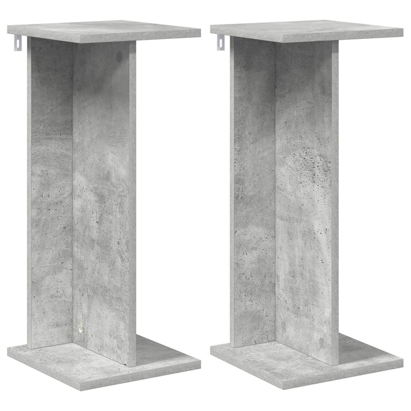 Plantenstandaard 2 pcs Beton Grijs 25 x 25,5 x 60,5 cm is nu te koop bij PeponiXL, paradijselijk wonen!