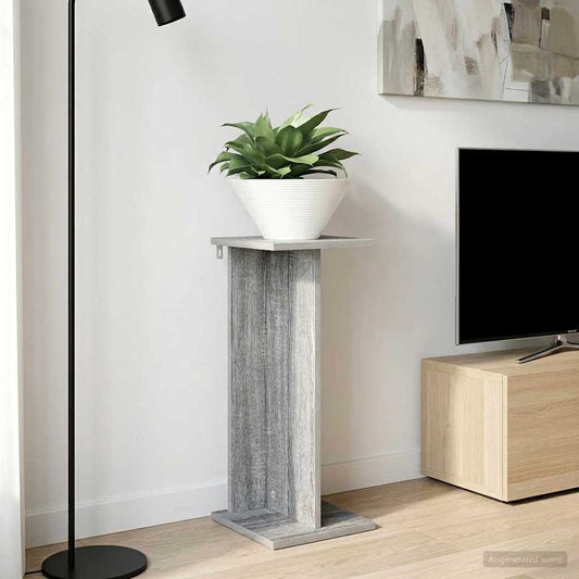 Plantenstandaard 2 pcs Grijze Sonoma 25 x 25,5 x 60,5 cm is nu te koop bij PeponiXL, paradijselijk wonen!