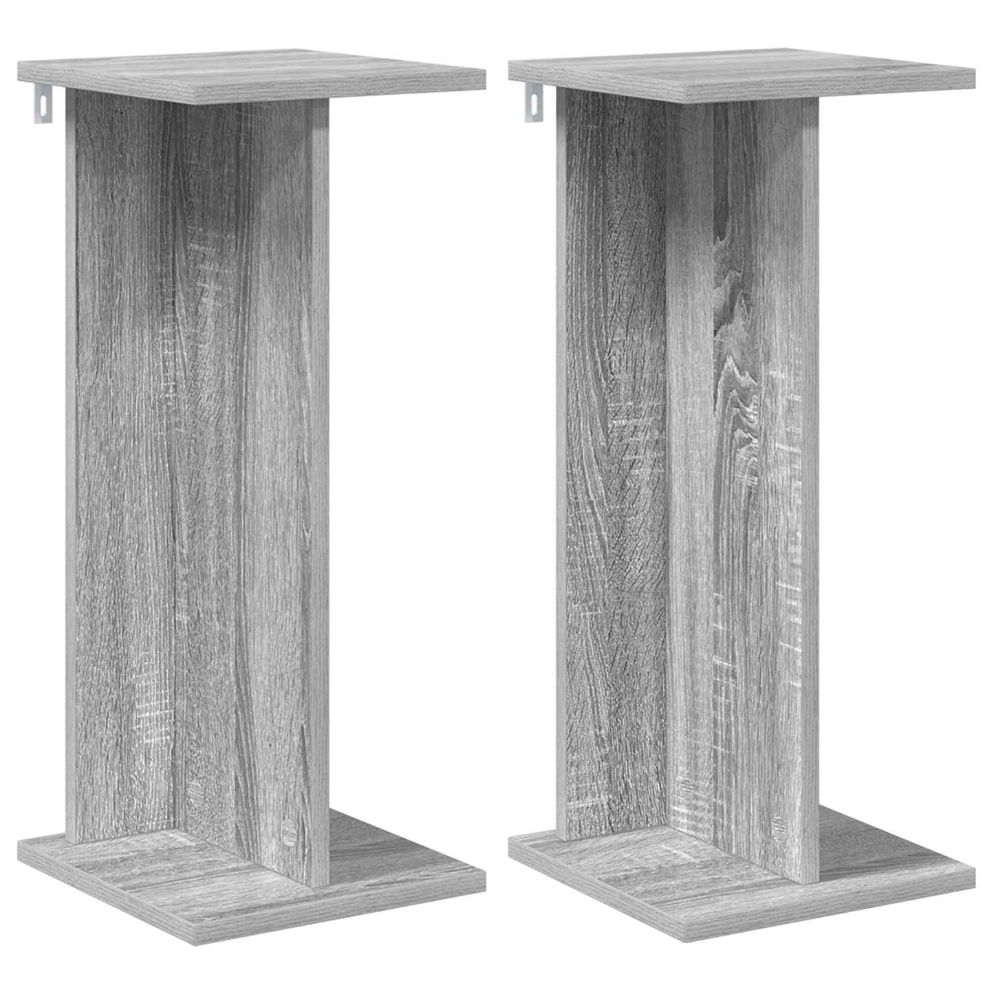 Plantenstandaard 2 pcs Grijze Sonoma 25 x 25,5 x 60,5 cm is nu te koop bij PeponiXL, paradijselijk wonen!