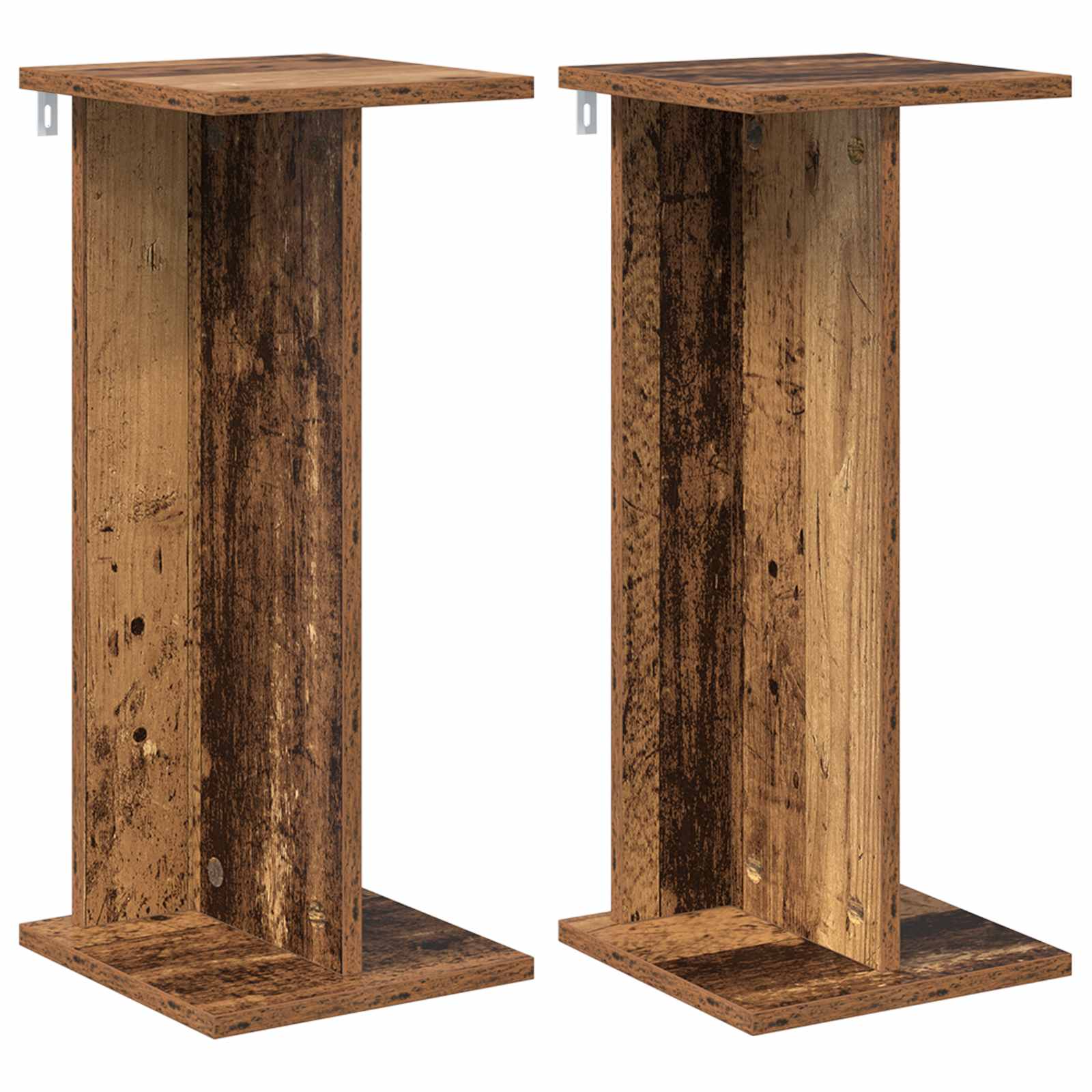 Plantenstandaard 2 pcs Oudhout 25 x 25,5 x 60,5 cm is nu te koop bij PeponiXL, paradijselijk wonen!