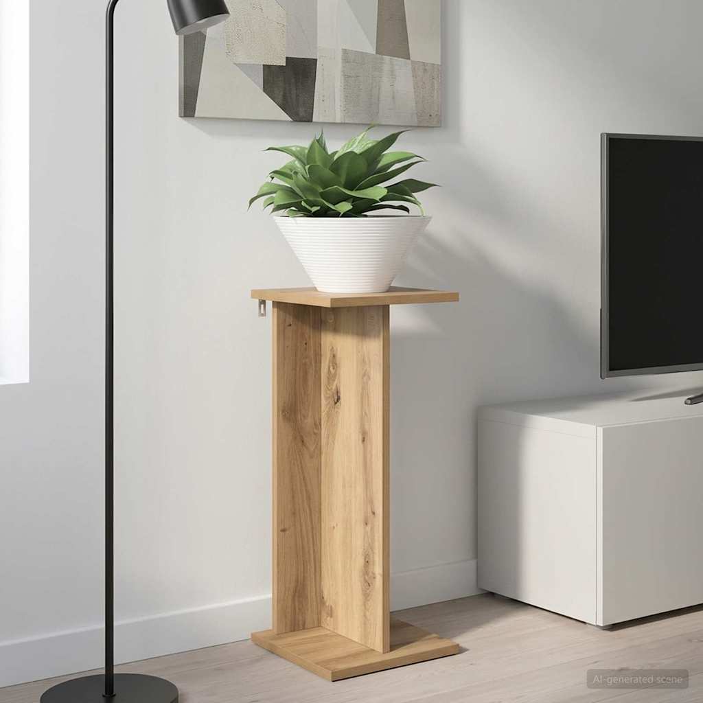Plantenstandaard Artisan Eik 25 x 25,5 x 60,5 cm is nu te koop bij PeponiXL, paradijselijk wonen!