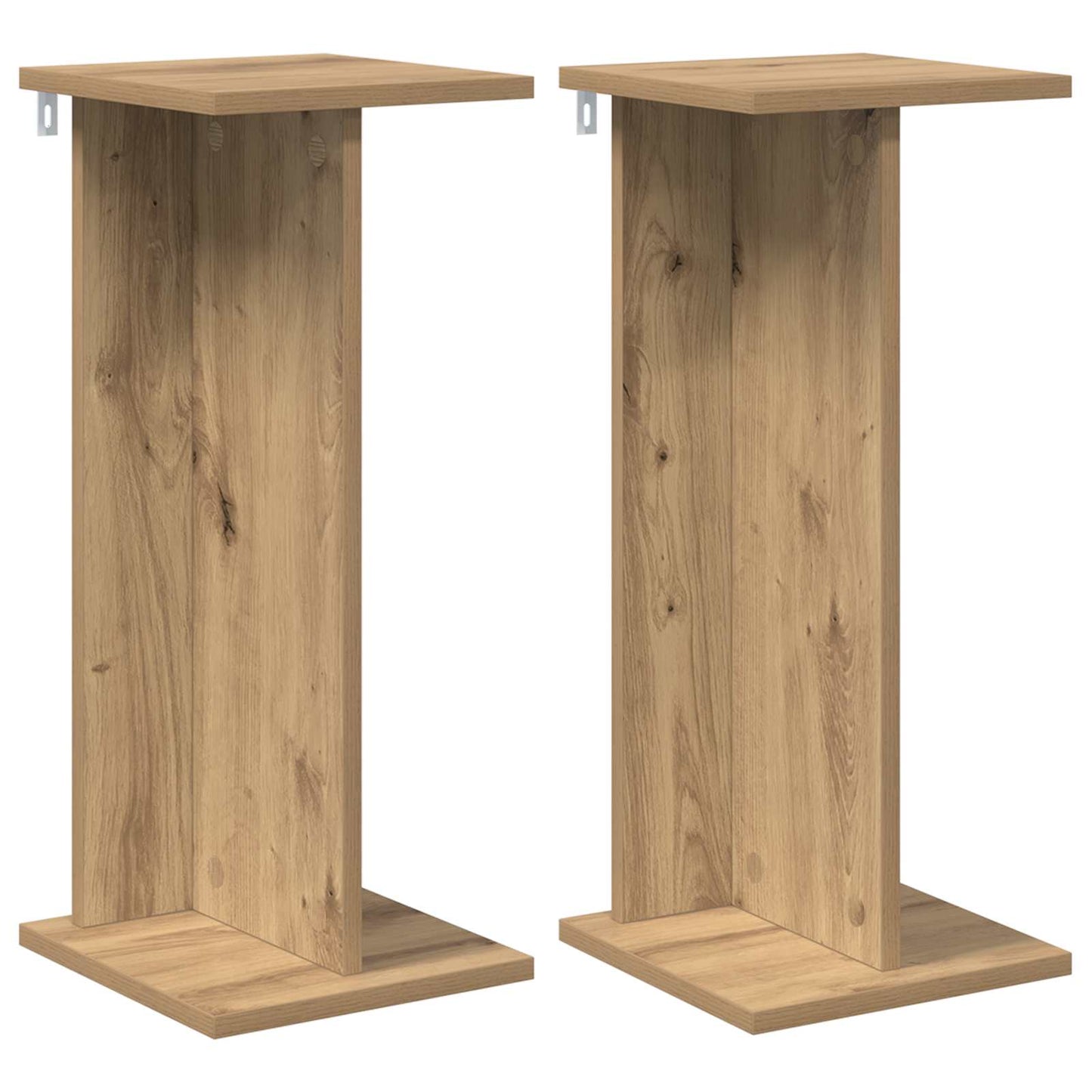Plantenstandaard 2 pcs Artisan Eik 25 x 25,5 x 60,5 cm is nu te koop bij PeponiXL, paradijselijk wonen!