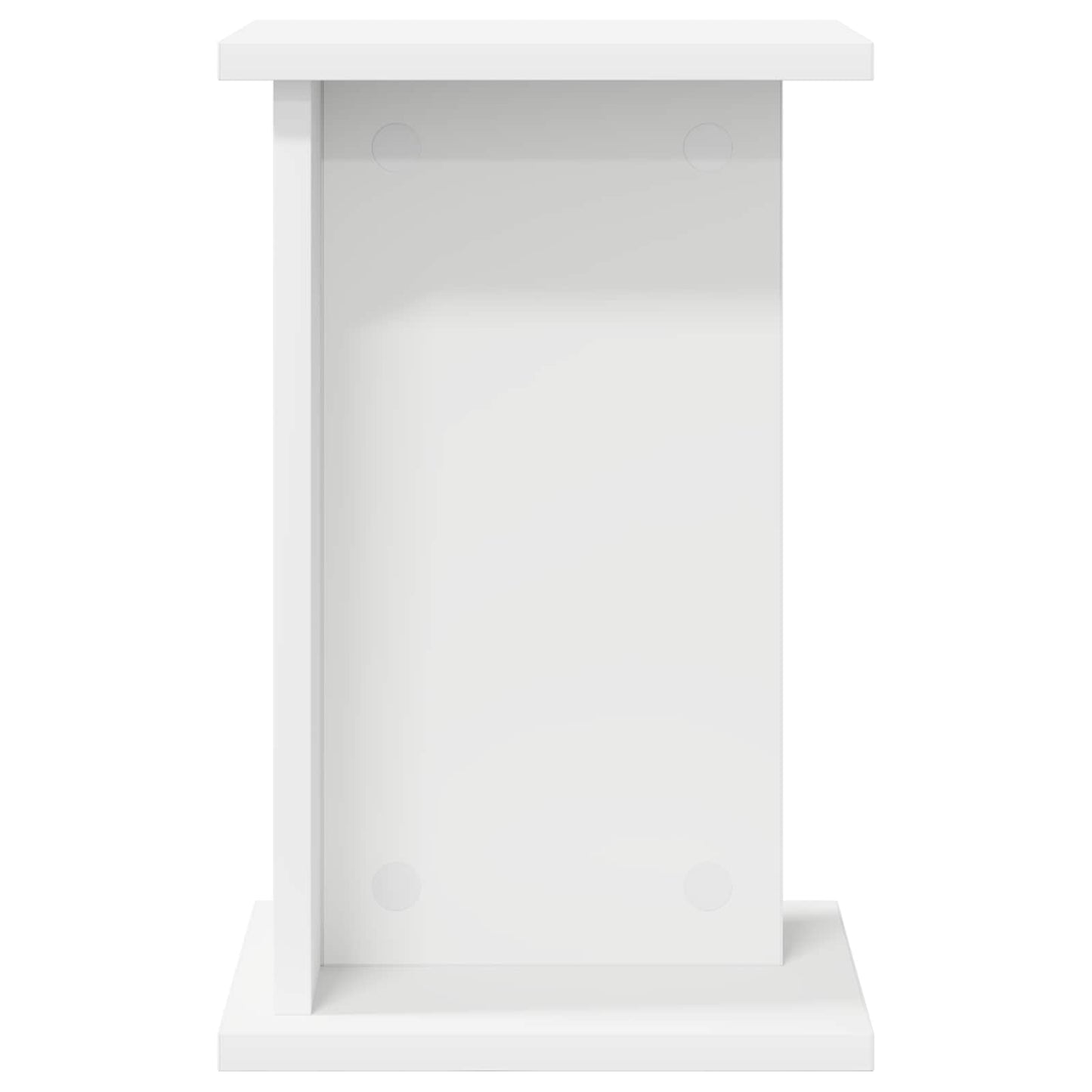 Plantenstandaard Wit 25 x 25,5 x 40,5 cm Geconstrueerd hout is nu te koop bij PeponiXL, paradijselijk wonen!