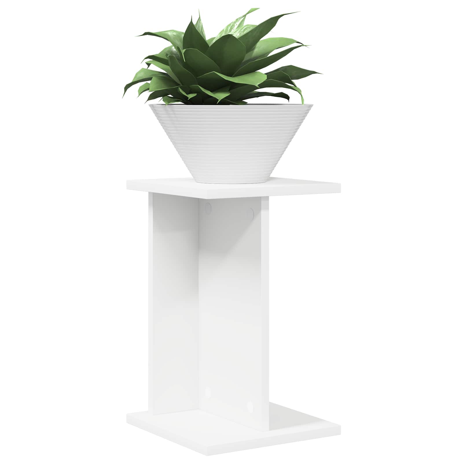 Plantenstandaard 2 pcs Wit 25 x 25,5 x 40,5 cm is nu te koop bij PeponiXL, paradijselijk wonen!