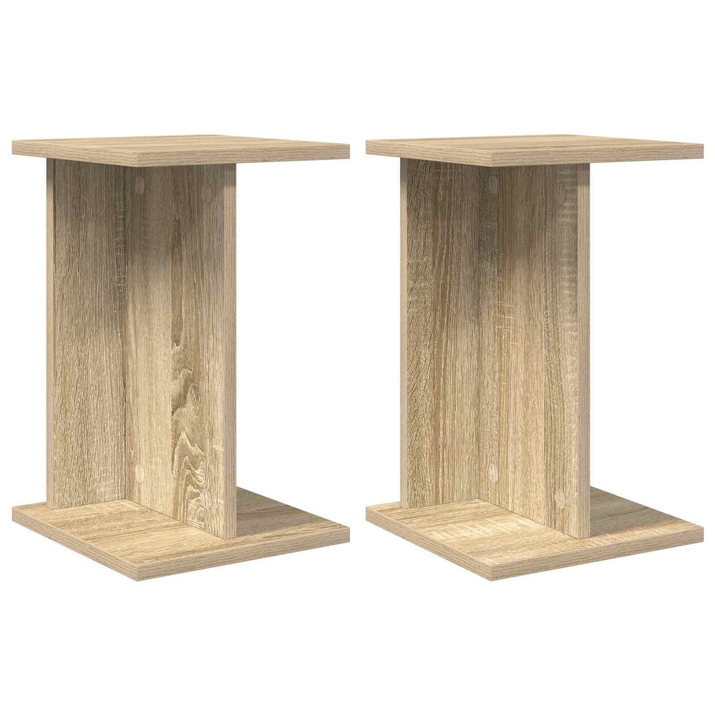 Plantenstandaard 2 pcs Sonoma Eiken 25 x 25,5 x 40,5 cm is nu te koop bij PeponiXL, paradijselijk wonen!