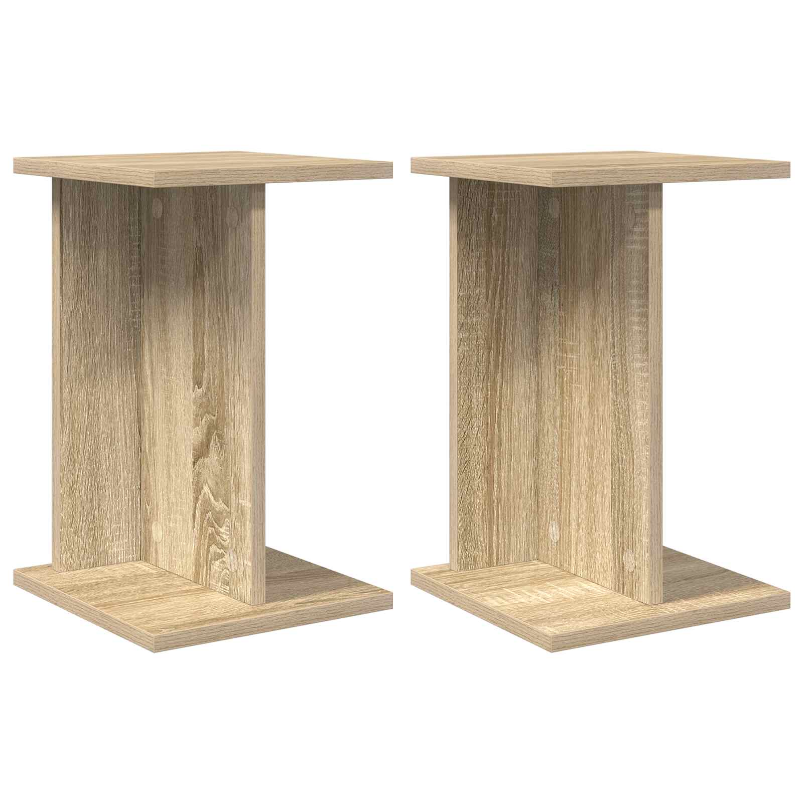 Plantenstandaard 2 pcs Sonoma Eiken 25 x 25,5 x 40,5 cm is nu te koop bij PeponiXL, paradijselijk wonen!