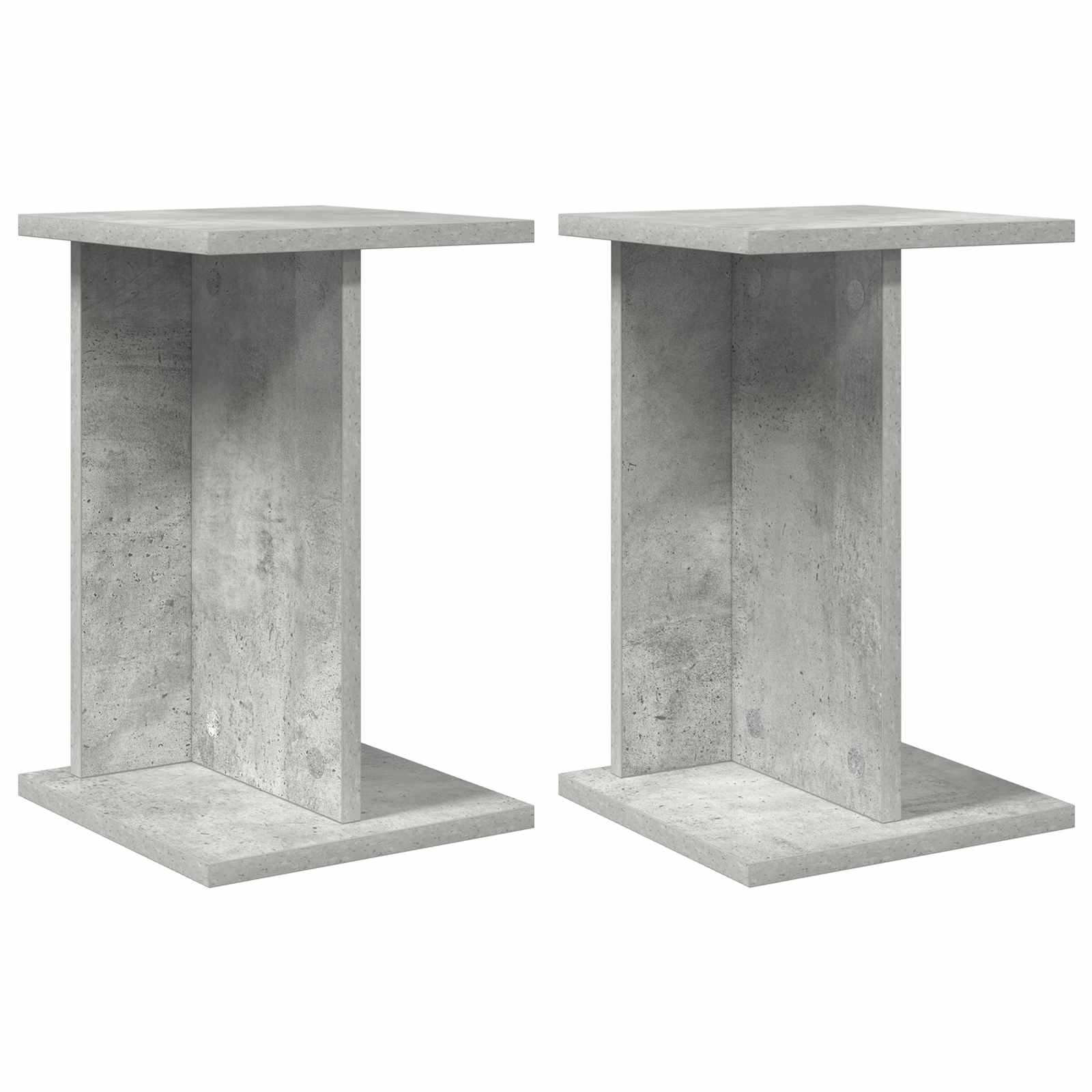 Plantenstandaard 2 pcs Beton Grijs 25 x 25,5 x 40,5 cm is nu te koop bij PeponiXL, paradijselijk wonen!