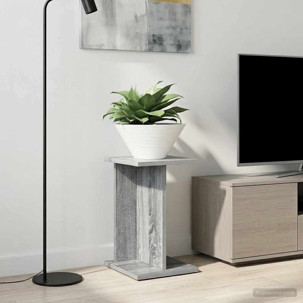 Plantenstandaard 2 pcs Grijze Sonoma 25 x 25,5 x 40,5 cm is nu te koop bij PeponiXL, paradijselijk wonen!