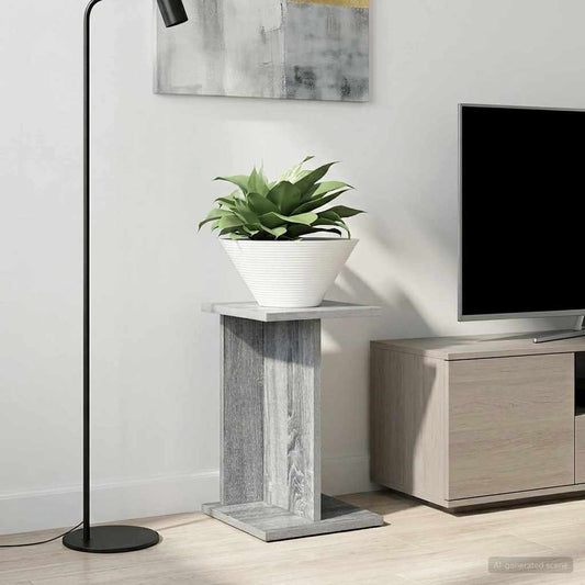 Plantenstandaard 2 pcs Grijze Sonoma 25 x 25,5 x 40,5 cm is nu te koop bij PeponiXL, paradijselijk wonen!