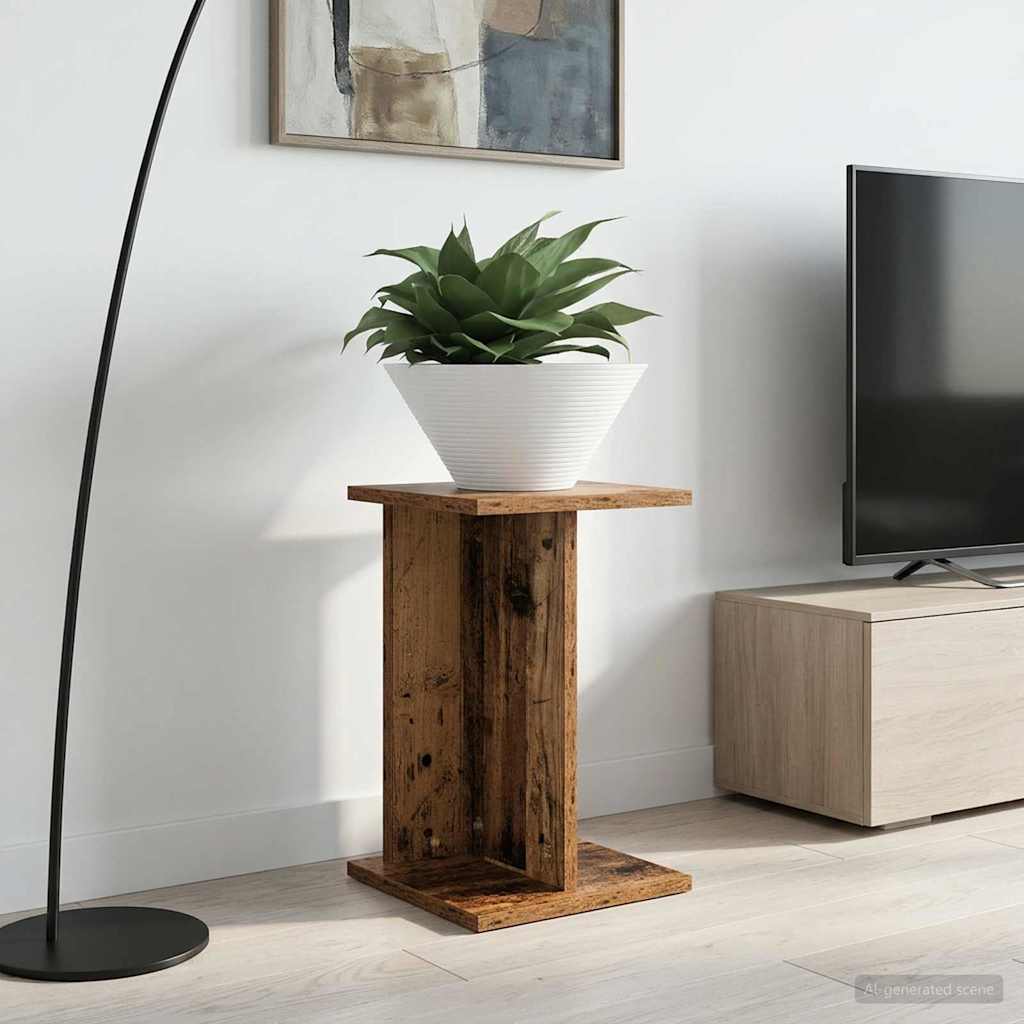 Plantenstandaard 2 pcs Oudhout 25 x 25,5 x 40,5 cm is nu te koop bij PeponiXL, paradijselijk wonen!