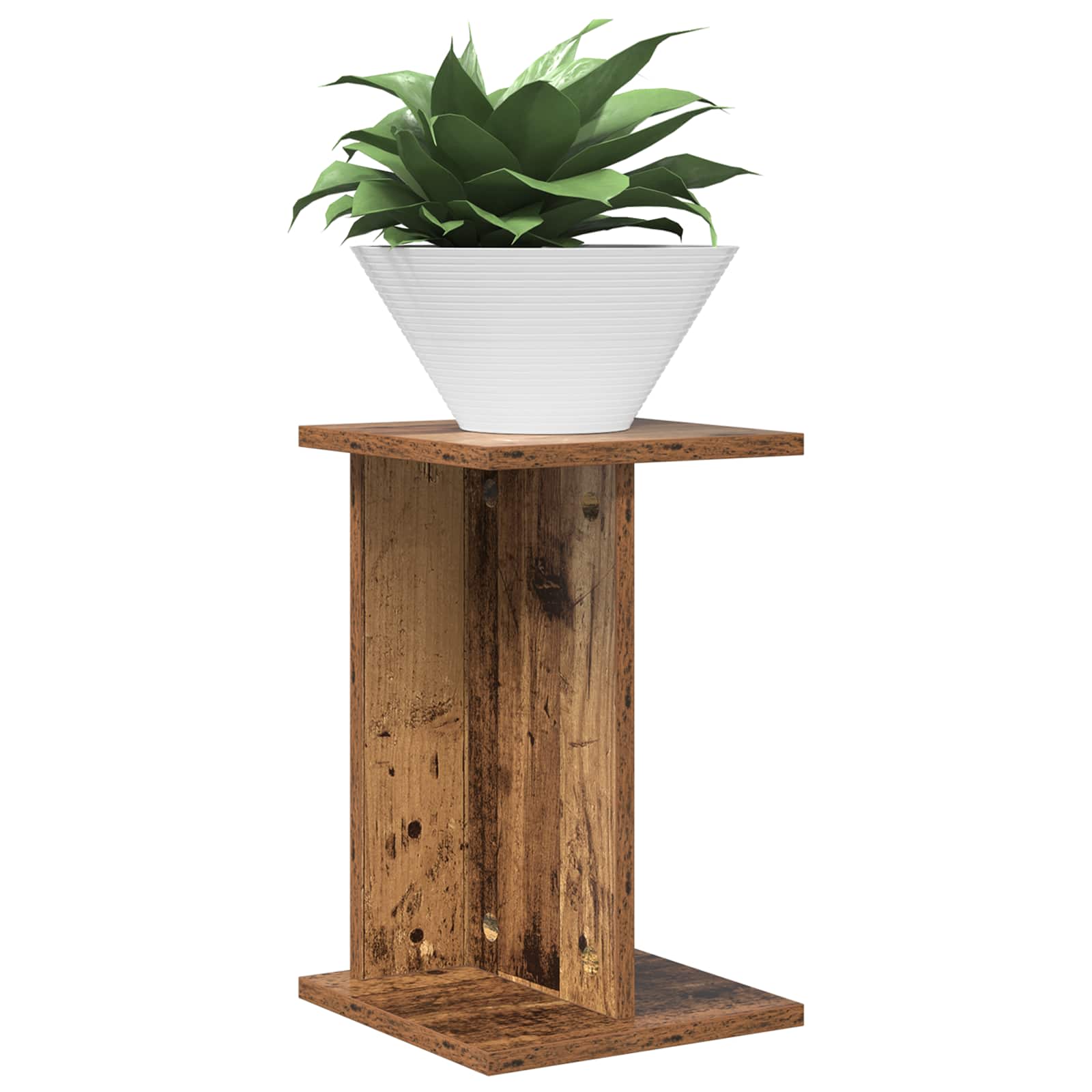 Plantenstandaard 2 pcs Oudhout 25 x 25,5 x 40,5 cm is nu te koop bij PeponiXL, paradijselijk wonen!