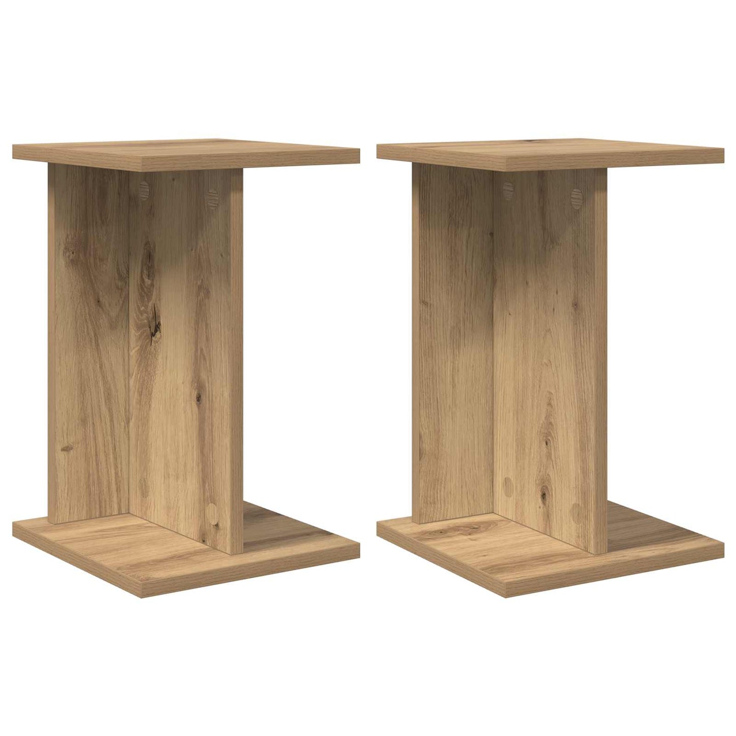 Plantenstandaard 2 pcs Artisan Eik 25 x 25,5 x 40,5 cm is nu te koop bij PeponiXL, paradijselijk wonen!