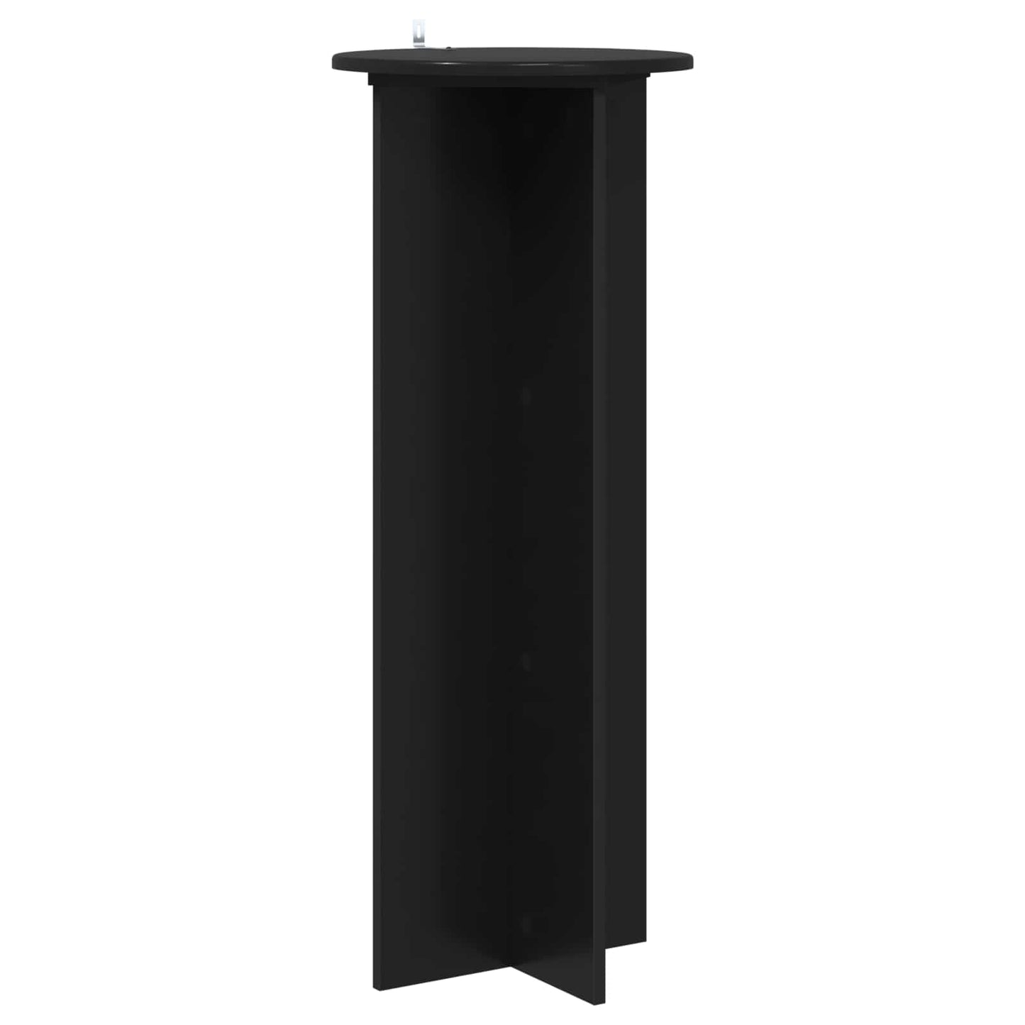 Plantenstandaard 2 pcs Zwart Ø40 x 100 cm Bewerkt hout is nu te koop bij PeponiXL, paradijselijk wonen!