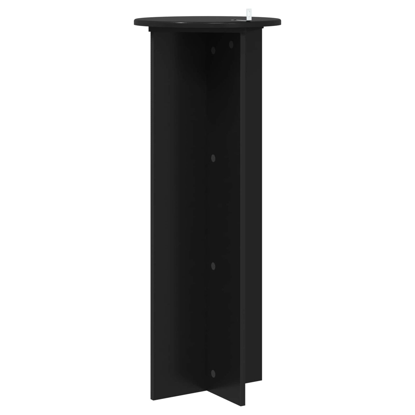 Plantenstandaard 2 pcs Zwart Ø40 x 100 cm Bewerkt hout is nu te koop bij PeponiXL, paradijselijk wonen!