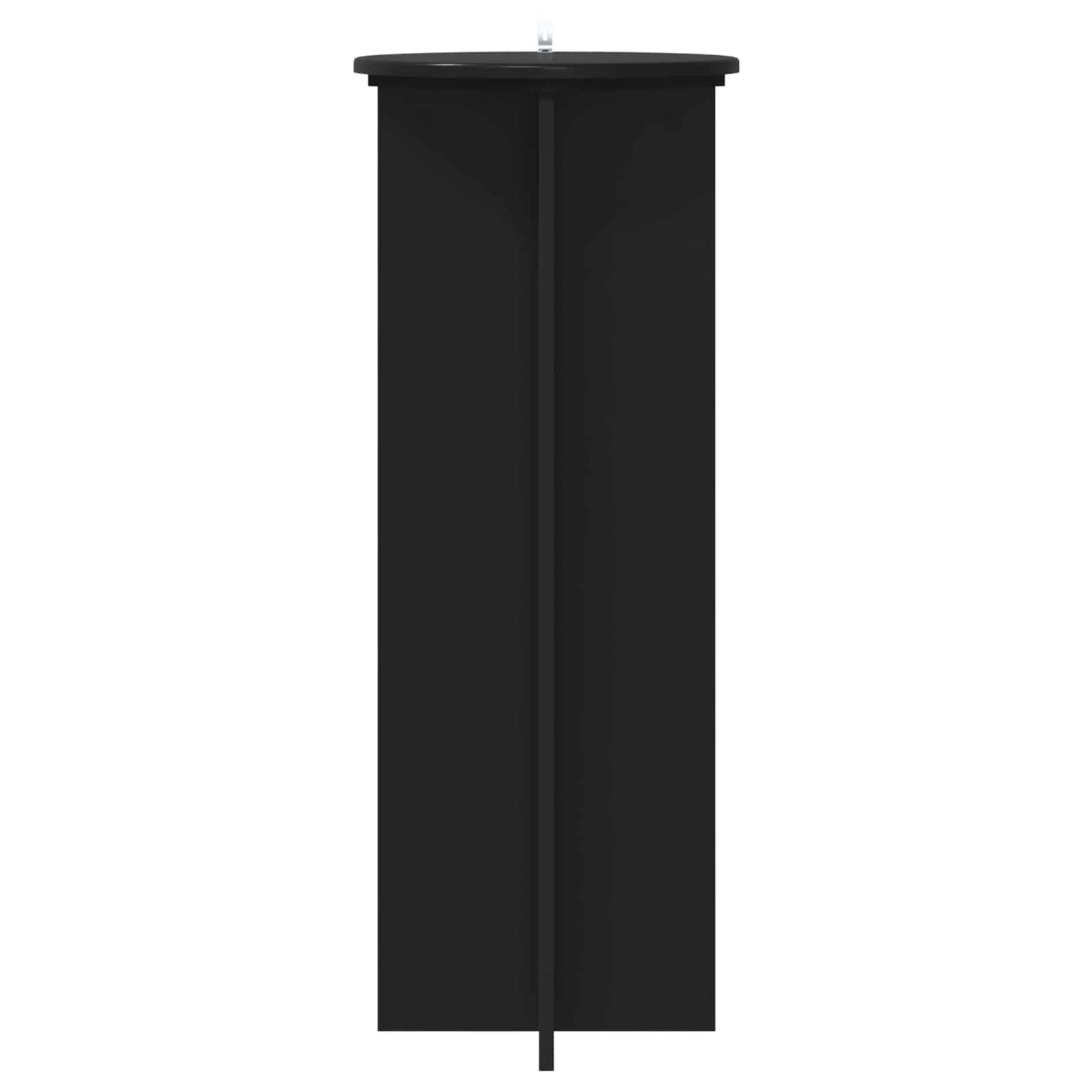 Plantenstandaard 2 pcs Zwart Ø40 x 100 cm Bewerkt hout is nu te koop bij PeponiXL, paradijselijk wonen!