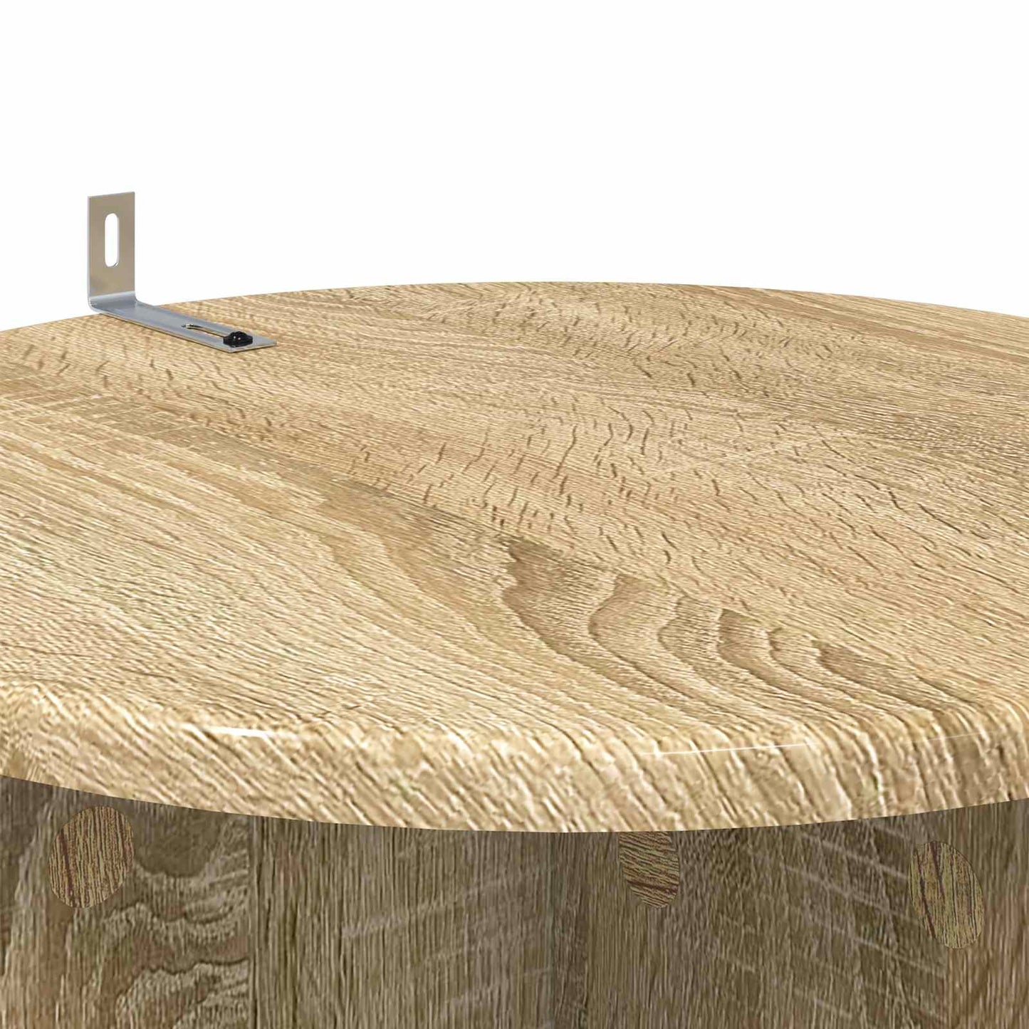 Plantenstandaard 2 pcs Sonoma Eiken Ø40 x 100 cm Bewerkt hout is nu te koop bij PeponiXL, paradijselijk wonen!