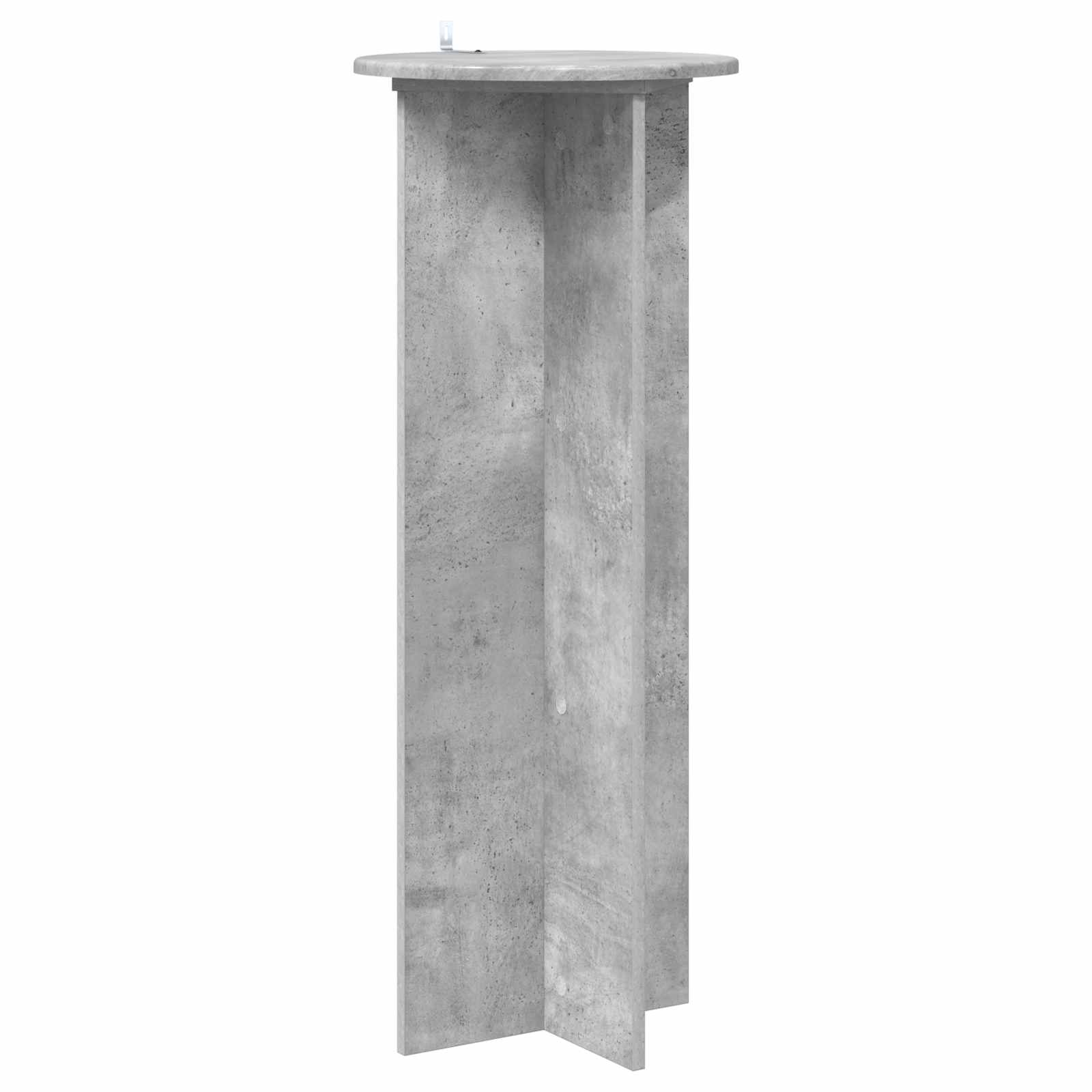 Plantenstandaard 2 pcs Betongrijs Ø40 x 100 cm Bewerkt hout is nu te koop bij PeponiXL, paradijselijk wonen!
