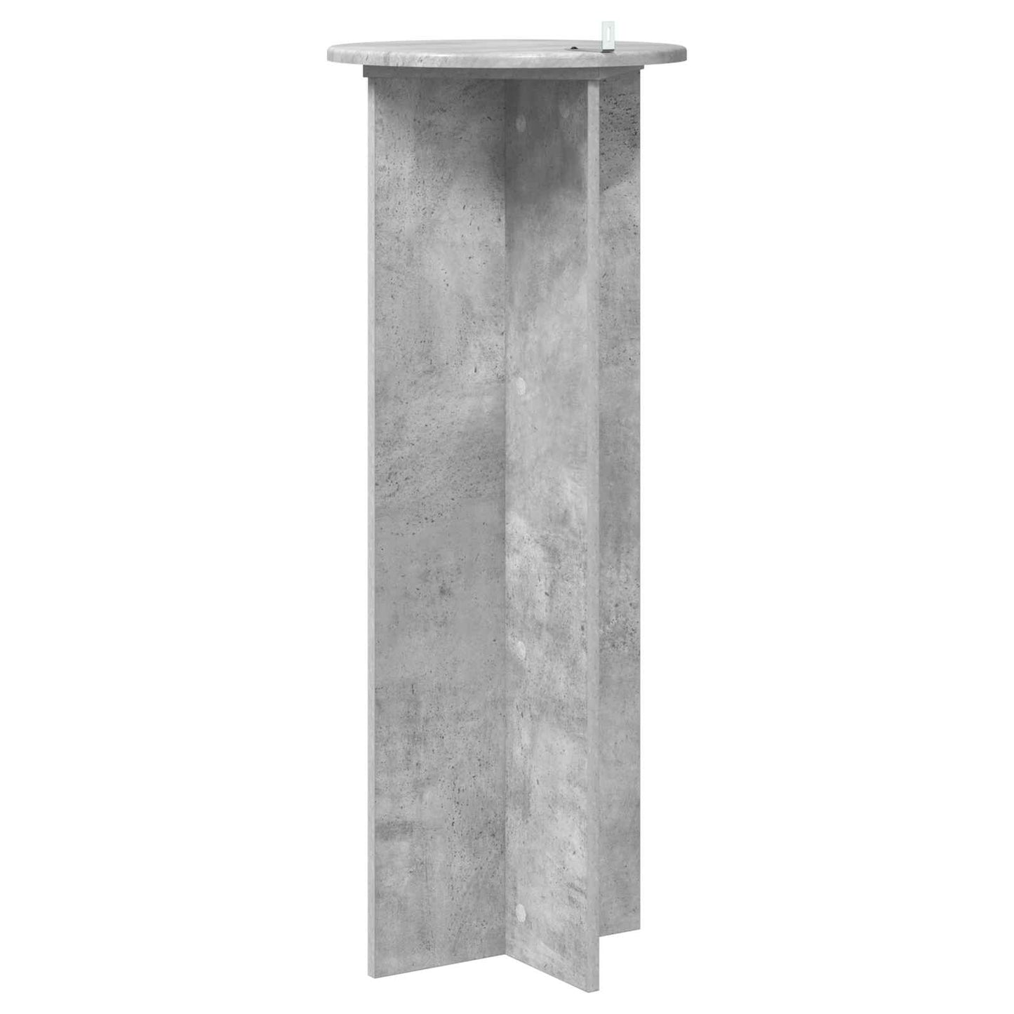 Plantenstandaard 2 pcs Betongrijs Ø40 x 100 cm Bewerkt hout is nu te koop bij PeponiXL, paradijselijk wonen!