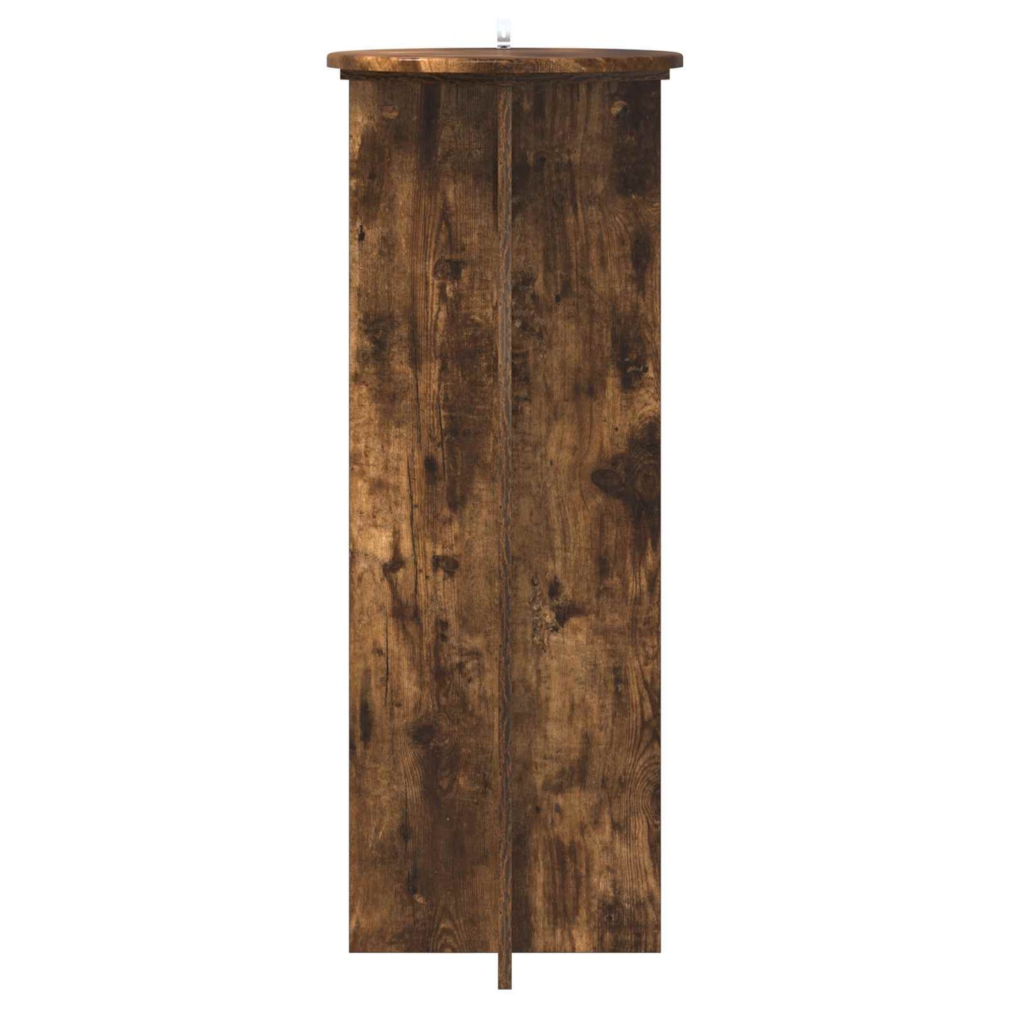 Plantenstandaard 2 pcs Gerookt eiken Ø40 x 100 cm Bewerkt hout is nu te koop bij PeponiXL, paradijselijk wonen!