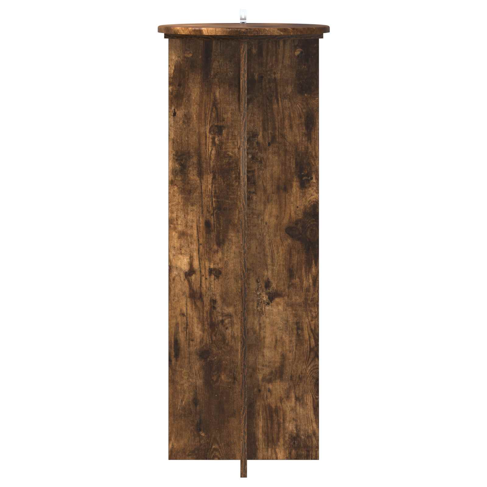 Plantenstandaard 2 pcs Gerookt eiken Ø40 x 100 cm Bewerkt hout is nu te koop bij PeponiXL, paradijselijk wonen!