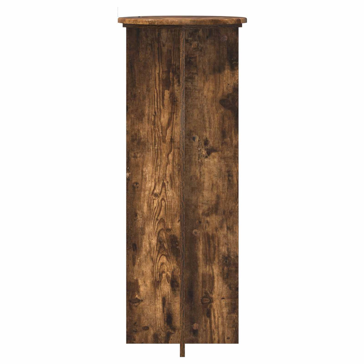 Plantenstandaard 2 pcs Gerookt eiken Ø40 x 100 cm Bewerkt hout is nu te koop bij PeponiXL, paradijselijk wonen!