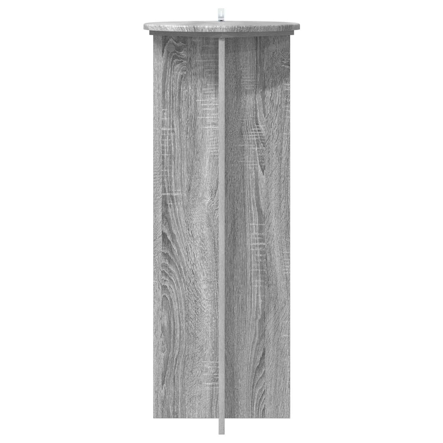 Plantenstandaard 2 pcs Grijs sonoma Ø40 x 100 cm Bewerkt hout is nu te koop bij PeponiXL, paradijselijk wonen!