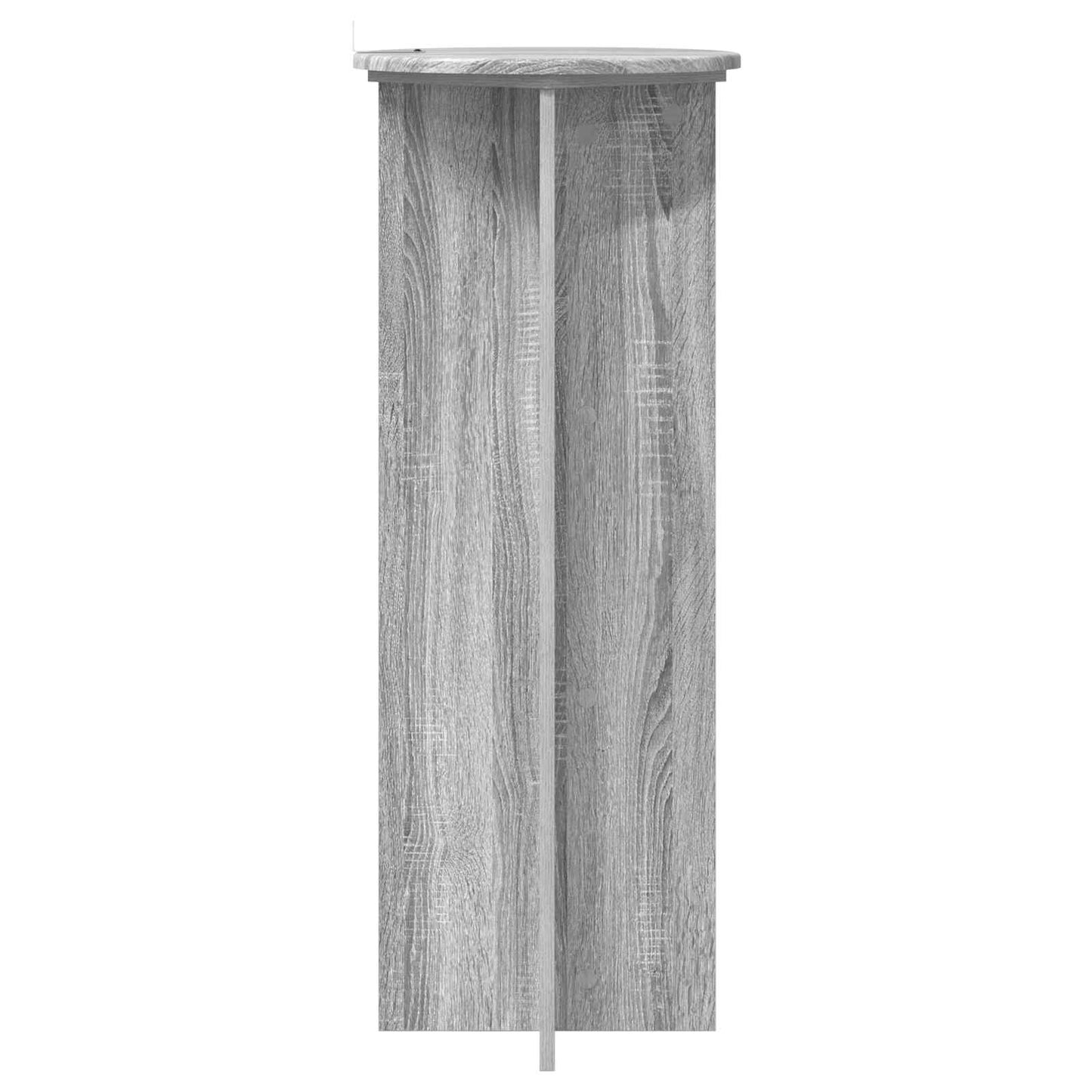 Plantenstandaard 2 pcs Grijs sonoma Ø40 x 100 cm Bewerkt hout is nu te koop bij PeponiXL, paradijselijk wonen!