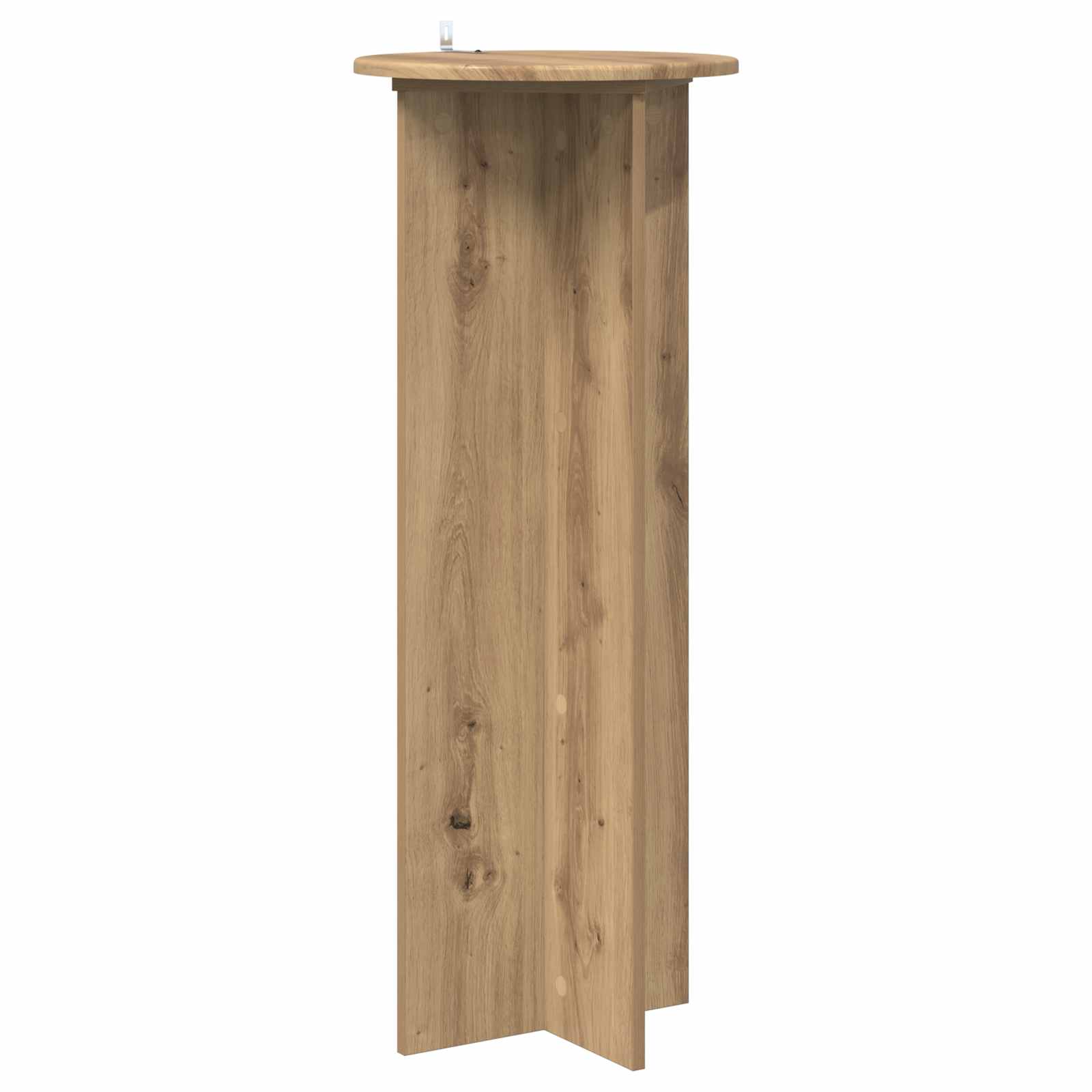 Plantenstandaard 2 pcs Artisanaal eiken Ø40 x 100 cm is nu te koop bij PeponiXL, paradijselijk wonen!