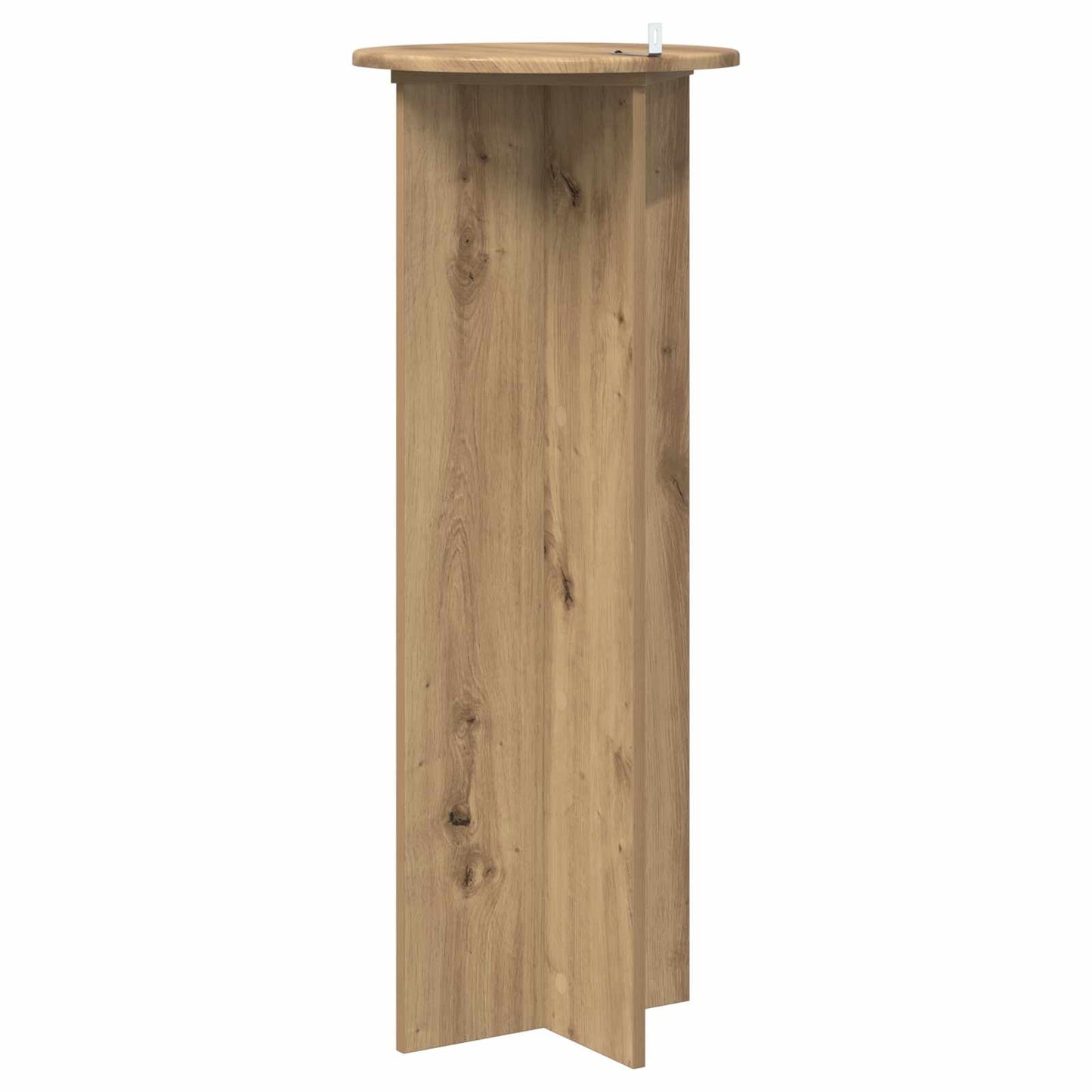 Plantenstandaard 2 pcs Artisanaal eiken Ø40 x 100 cm is nu te koop bij PeponiXL, paradijselijk wonen!