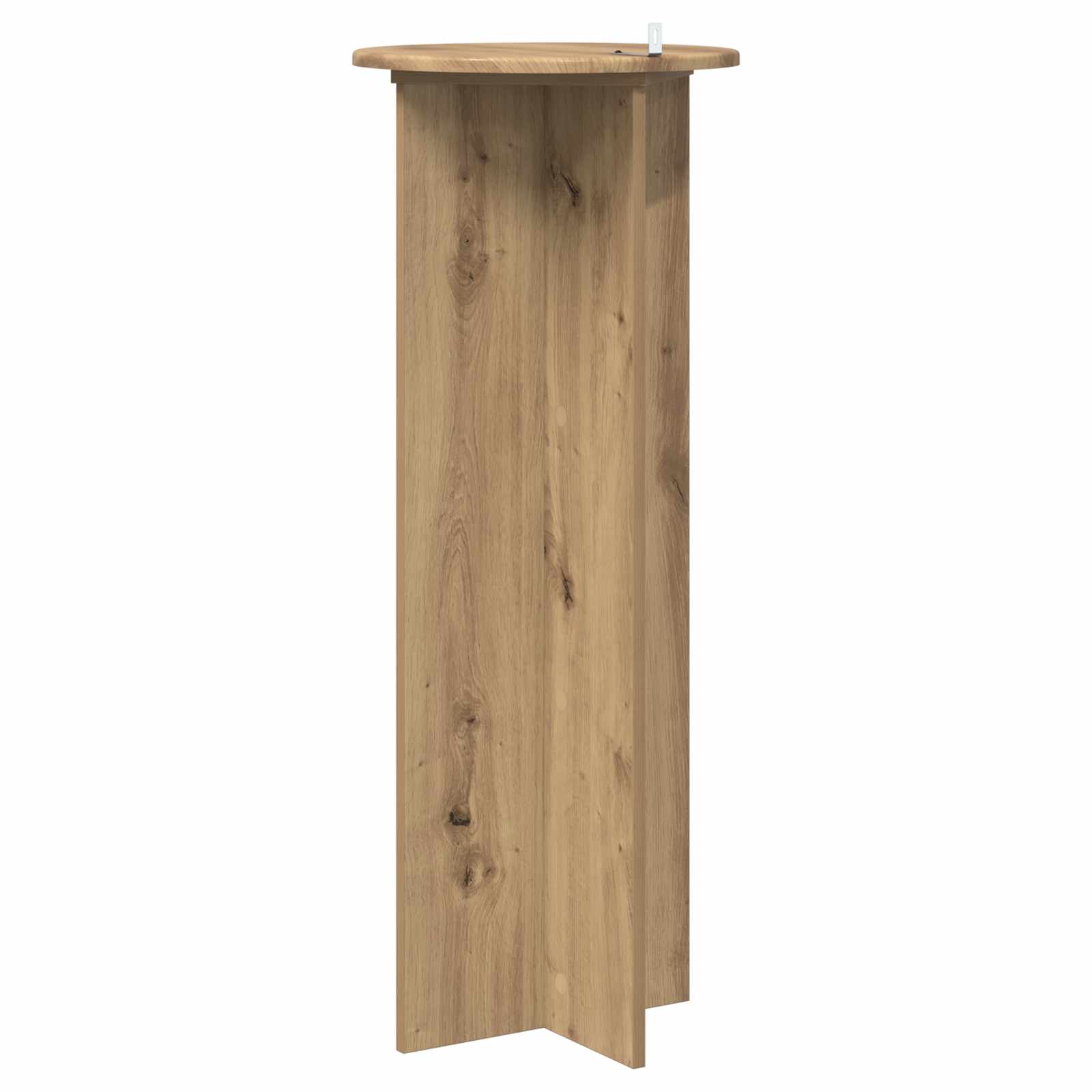 Plantenstandaard 2 pcs Artisanaal eiken Ø40 x 100 cm is nu te koop bij PeponiXL, paradijselijk wonen!