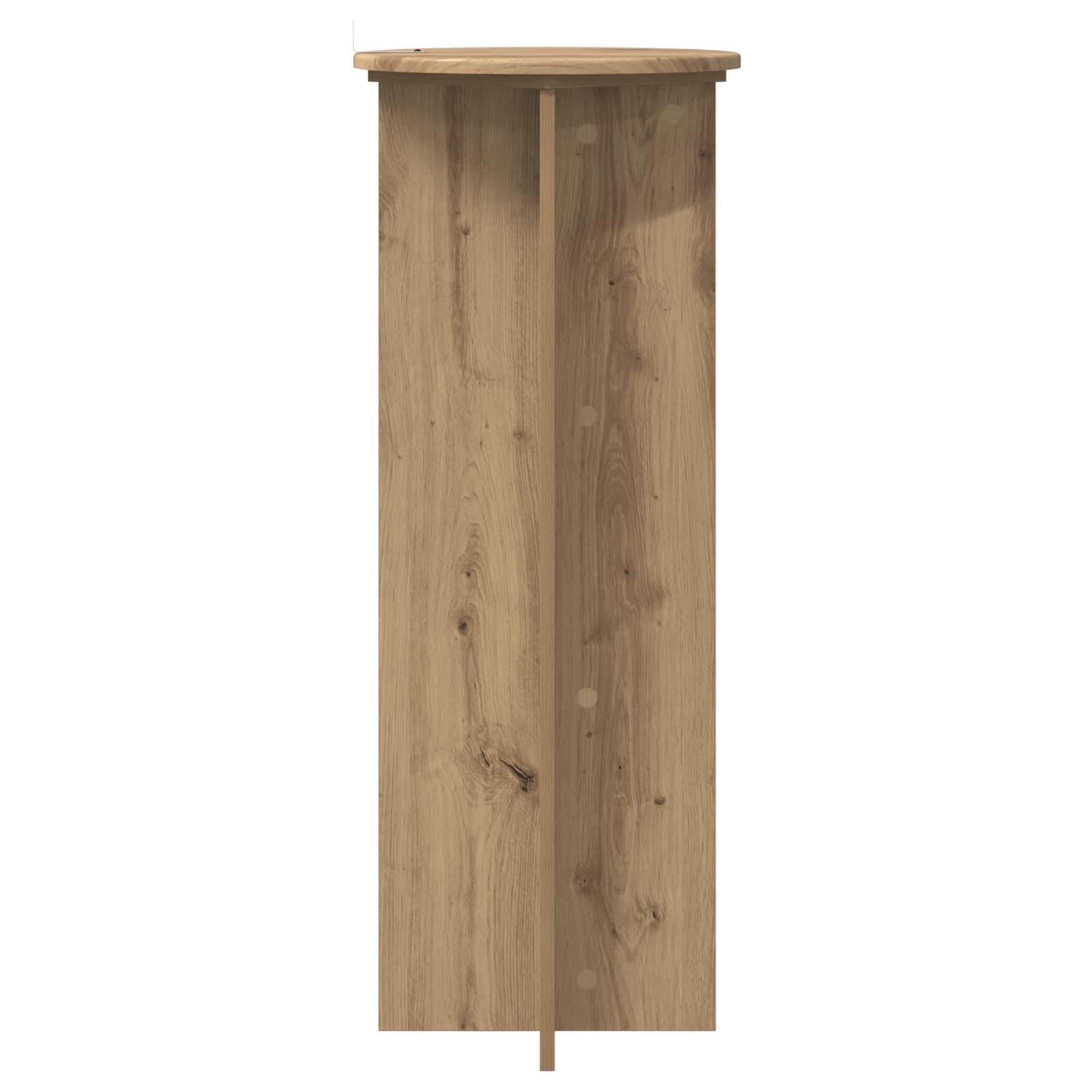 Plantenstandaard 2 pcs Artisanaal eiken Ø40 x 100 cm is nu te koop bij PeponiXL, paradijselijk wonen!