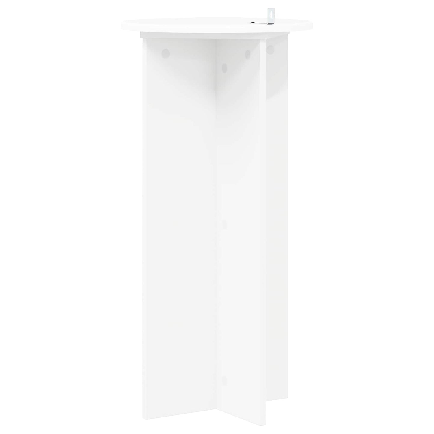 Plantenstandaard 2 pcs Wit Ø40 x 80 cm Bewerkt hout is nu te koop bij PeponiXL, paradijselijk wonen!