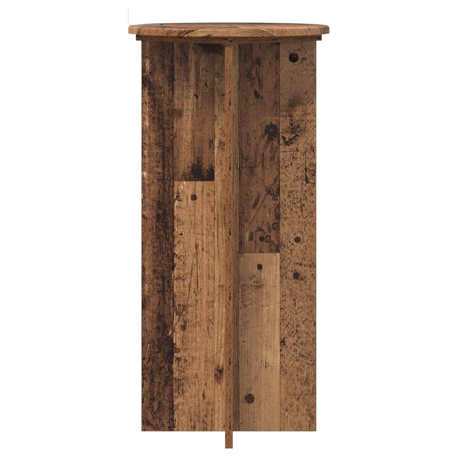 Plantenstandaard 2 pcs Oud hout 40 x 40 x 80 cm Bewerkt hout is nu te koop bij PeponiXL, paradijselijk wonen!