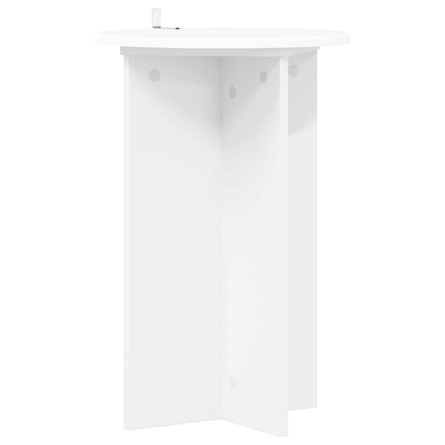 Plantenstandaard 2 pcs Wit Ø40 x 60 cm Bewerkt hout is nu te koop bij PeponiXL, paradijselijk wonen!