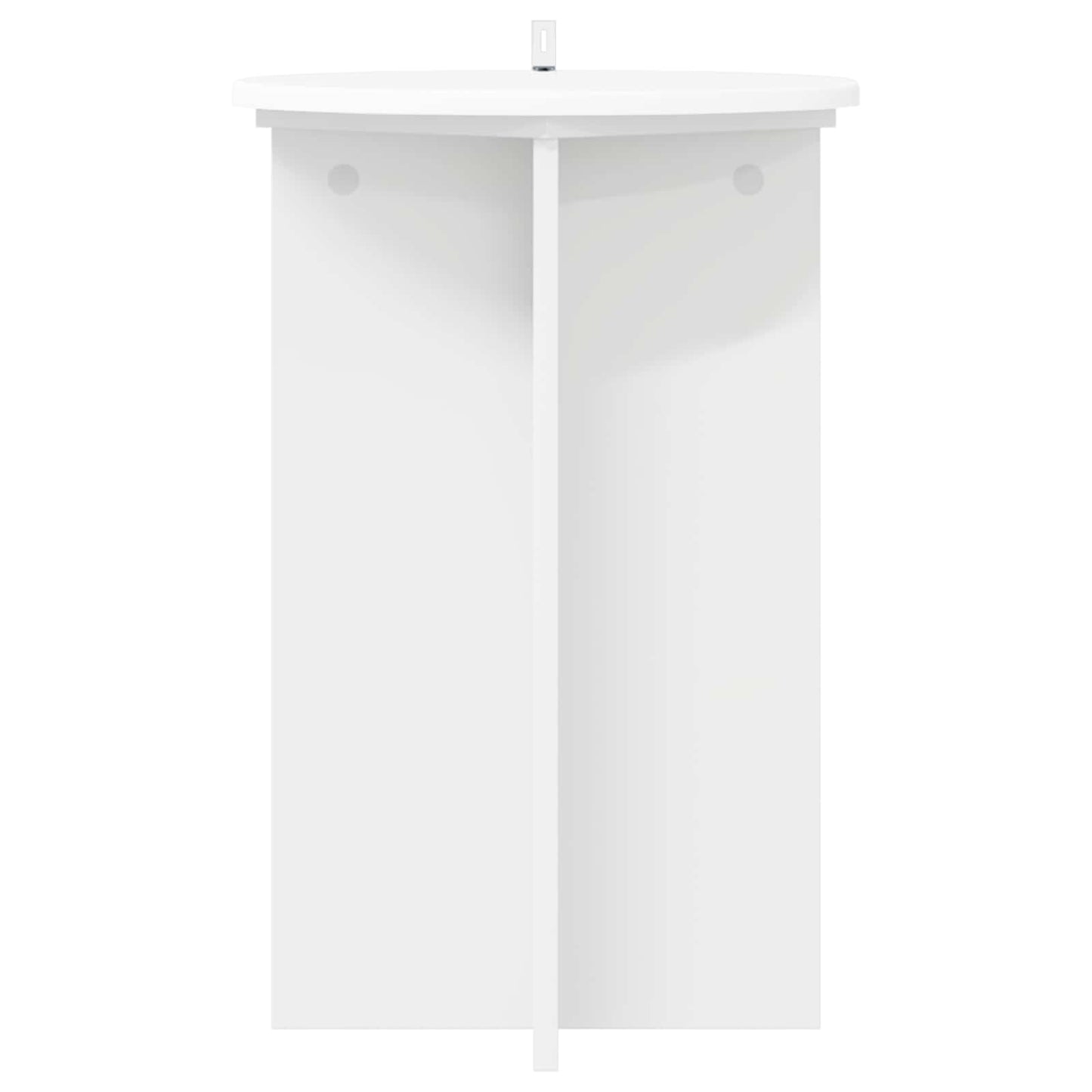 Plantenstandaard 2 pcs Wit Ø40 x 60 cm Bewerkt hout is nu te koop bij PeponiXL, paradijselijk wonen!