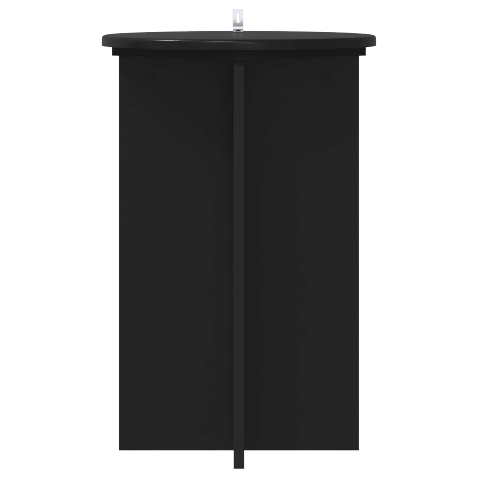 Plantenstandaard 2 pcs Zwart Ø40 x 60 cm Bewerkt hout is nu te koop bij PeponiXL, paradijselijk wonen!