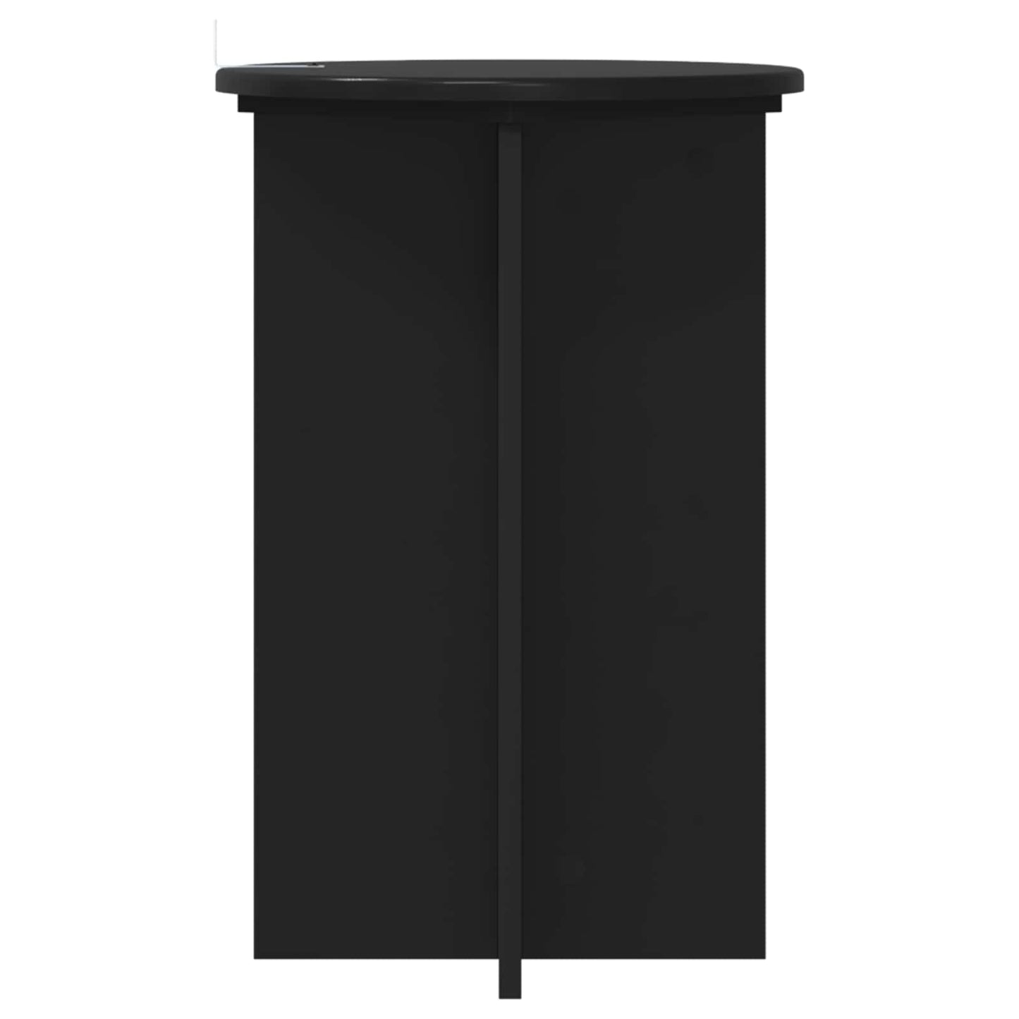 Plantenstandaard 2 pcs Zwart Ø40 x 60 cm Bewerkt hout is nu te koop bij PeponiXL, paradijselijk wonen!