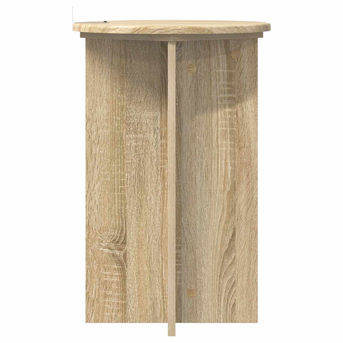 Plantenstandaard 2 pcs Sonoma Eiken Ø40 x 60 cm Bewerkt hout is nu te koop bij PeponiXL, paradijselijk wonen!