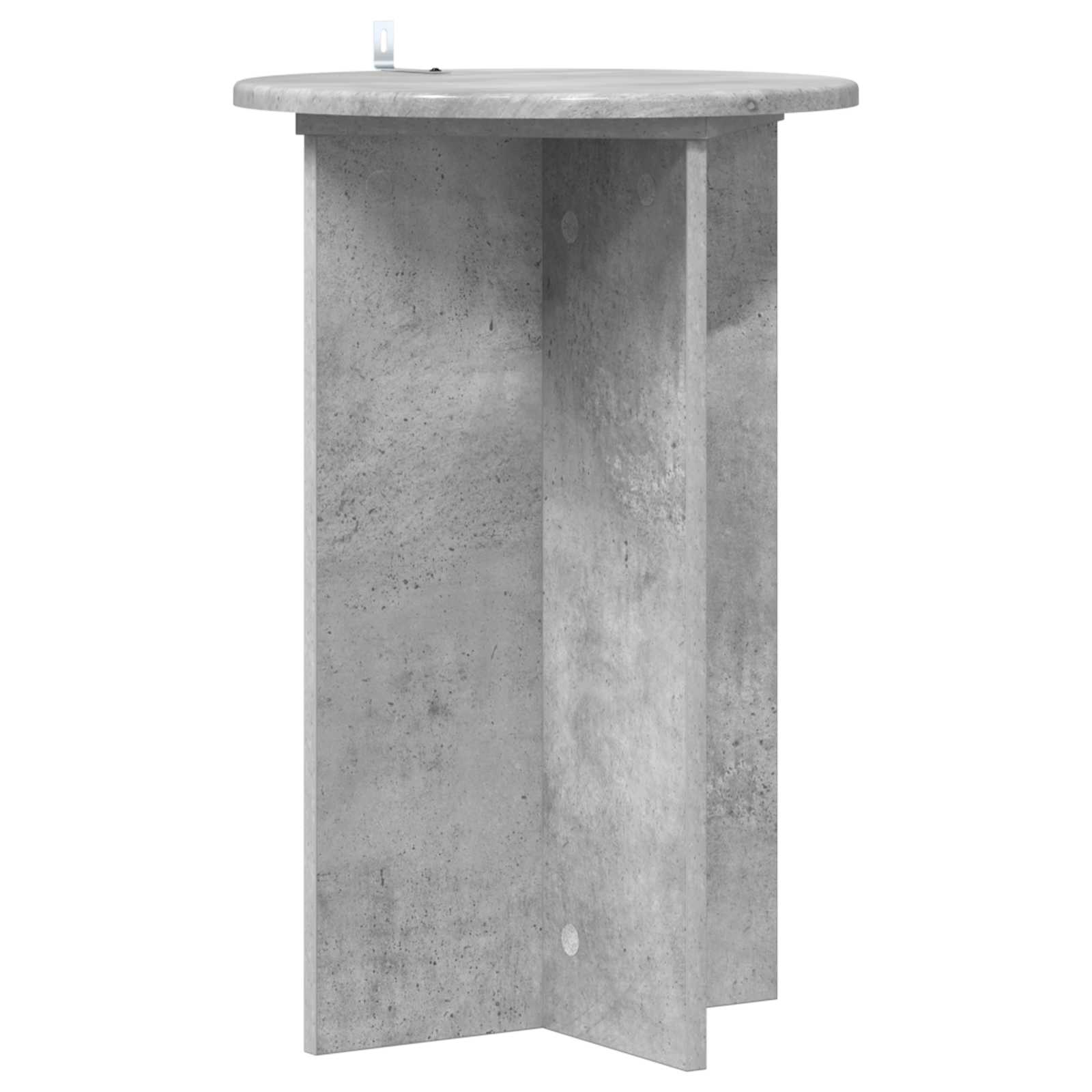 Plantenstandaard 2 pcs Betongrijs Ø40 x 60 cm Bewerkt hout is nu te koop bij PeponiXL, paradijselijk wonen!