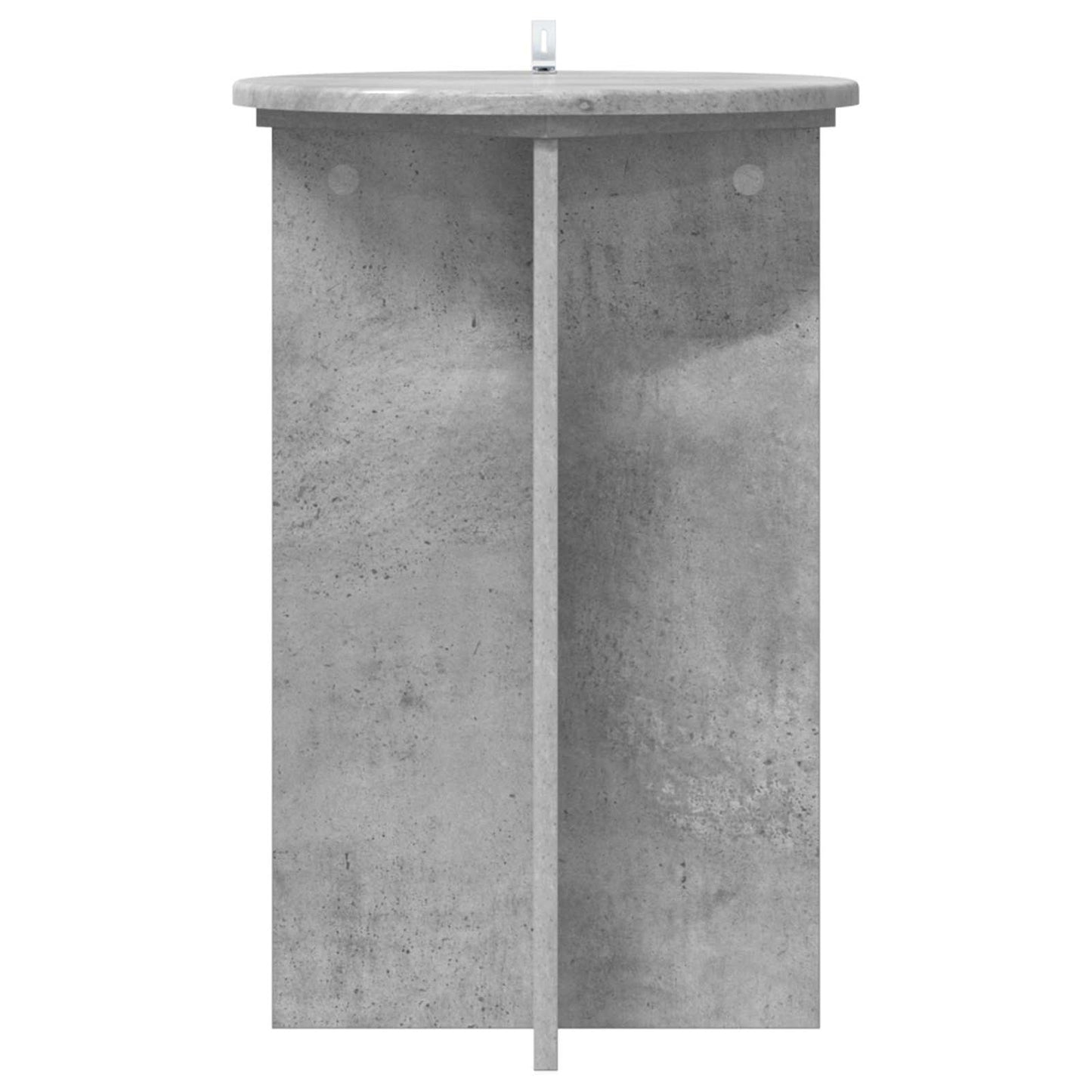 Plantenstandaard 2 pcs Betongrijs Ø40 x 60 cm Bewerkt hout is nu te koop bij PeponiXL, paradijselijk wonen!