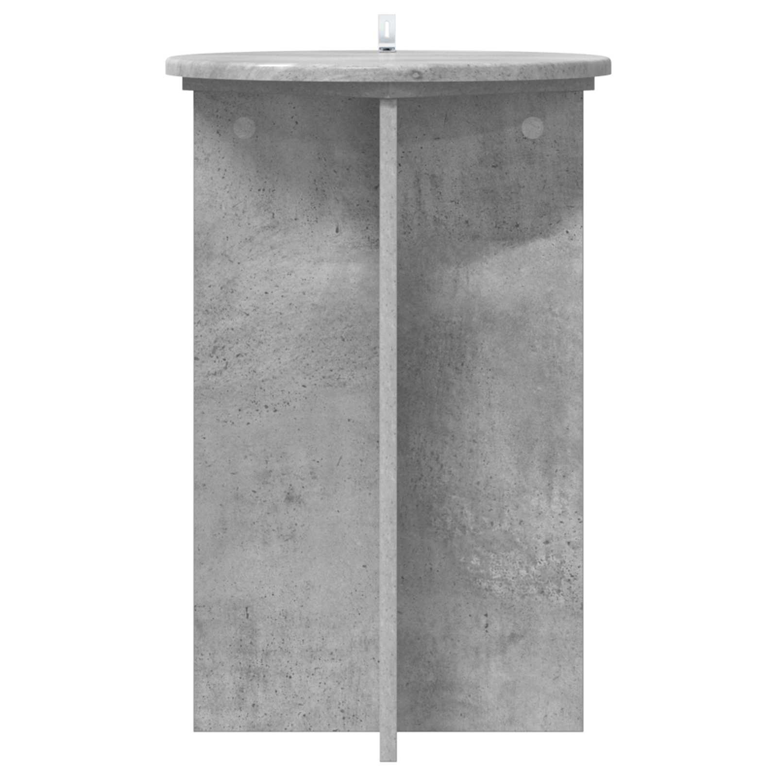 Plantenstandaard 2 pcs Betongrijs Ø40 x 60 cm Bewerkt hout is nu te koop bij PeponiXL, paradijselijk wonen!
